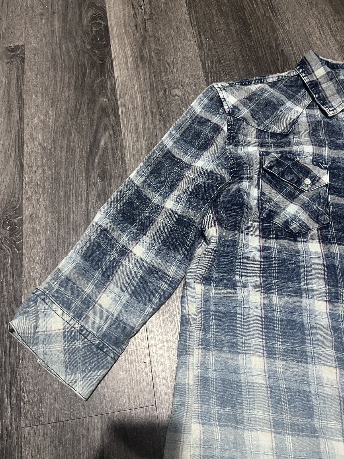 semanticdesign Rare Semantic Design Blue Denim Shirt Size L / US 10 / IT 46 - 3 Thumbnail