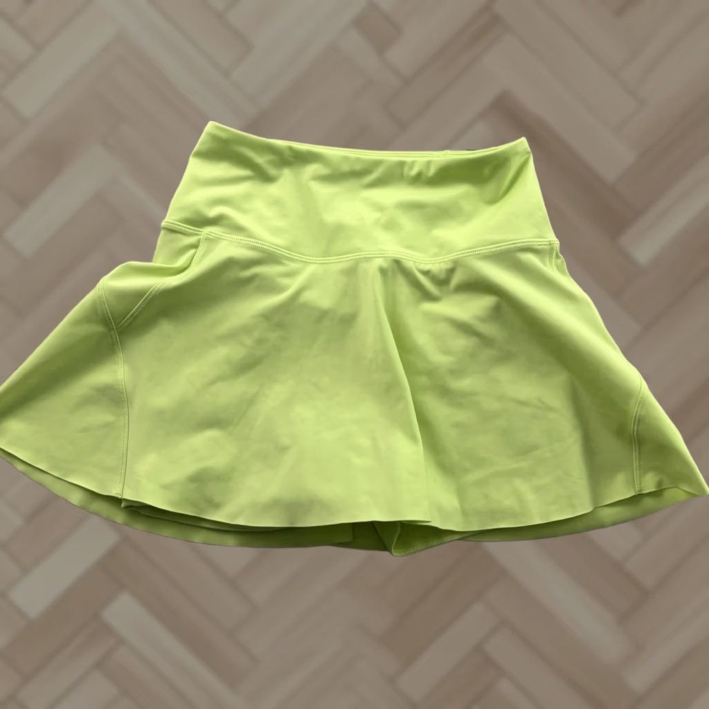 Athleta Athleta Skort 2XS Women's Yellow Tennis Activewear Skort Short 13 1/2" Pickleball Gym Dance Summer Spring Womens Size ONE SIZE - 1 Thumbnail
