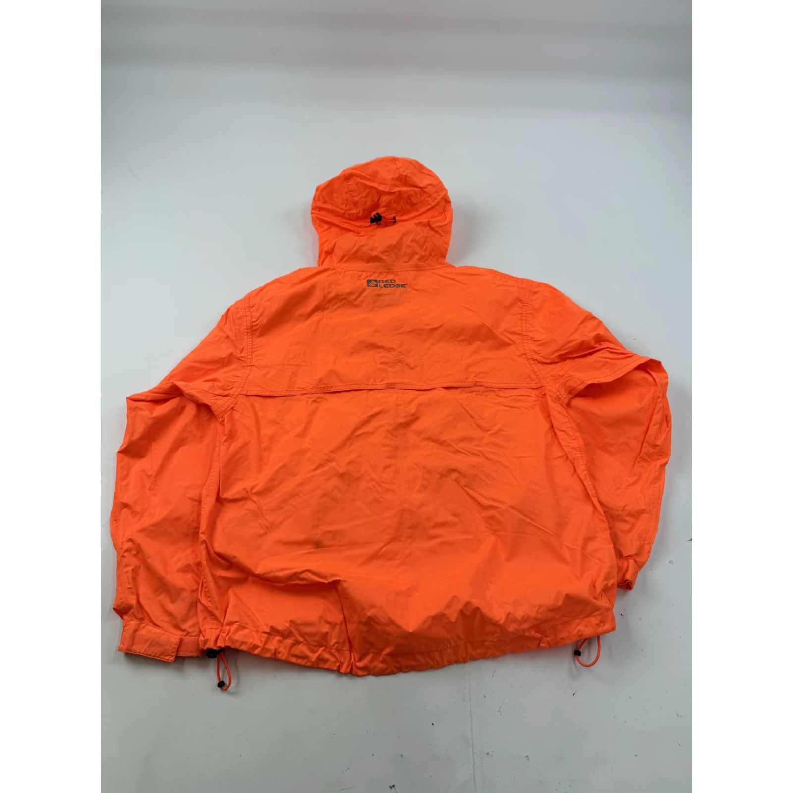 Vintage Red Ledge Jacket Mens XS Orange Hooded Packable Nylon Hiking Windbreaker Size US XS / EU 42 / 0 - 6 Thumbnail