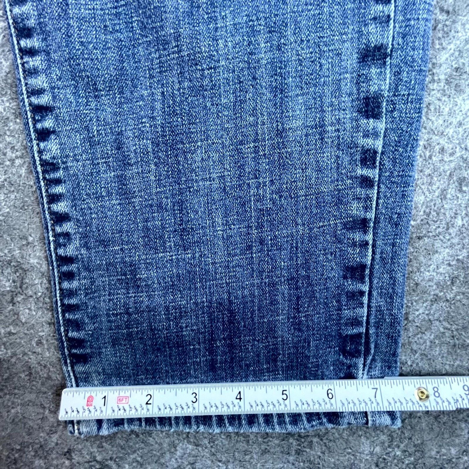 Lucky Brand Lucky Brand 221 Straight Jeans Mens 32 Blue Cotton Stretch Size US 32 / EU 48 - 7 Thumbnail