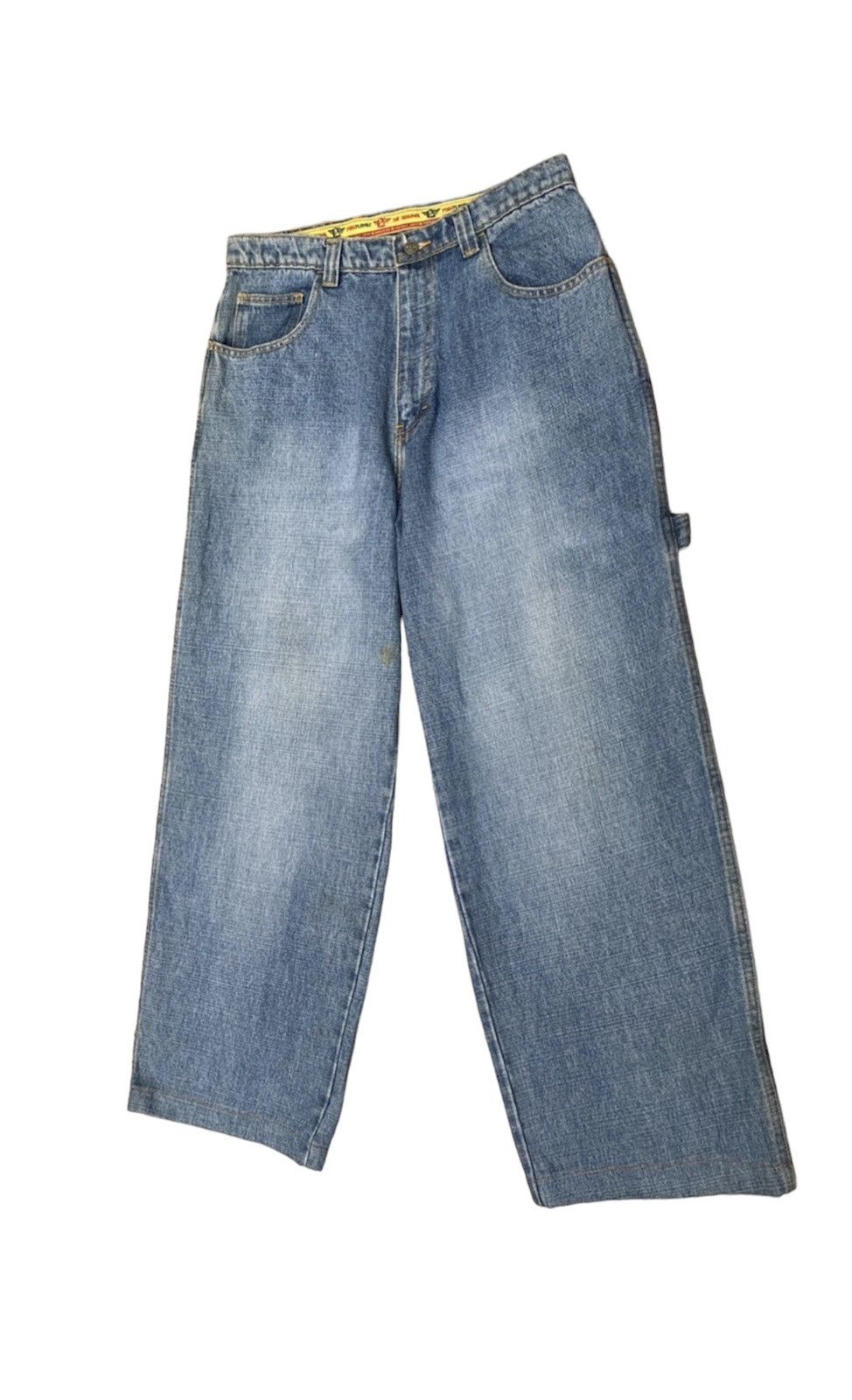 Japanese Brand Vtg PUREPLAYAZ Jeans Baggy Carpenter Like Jnco Hip Hop Pant Size US 31 - 4 Thumbnail
