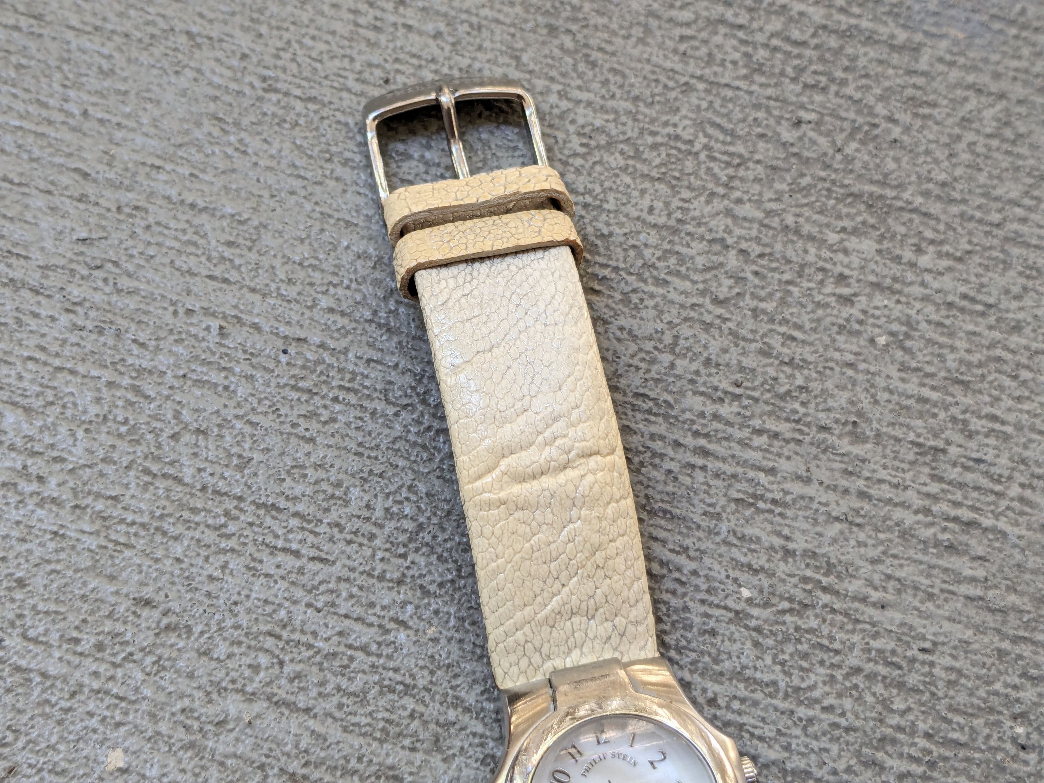Other Phillip Stein Watch Dual Time Ostrich Leather Avant Garde Size ONE SIZE - 2 Thumbnail