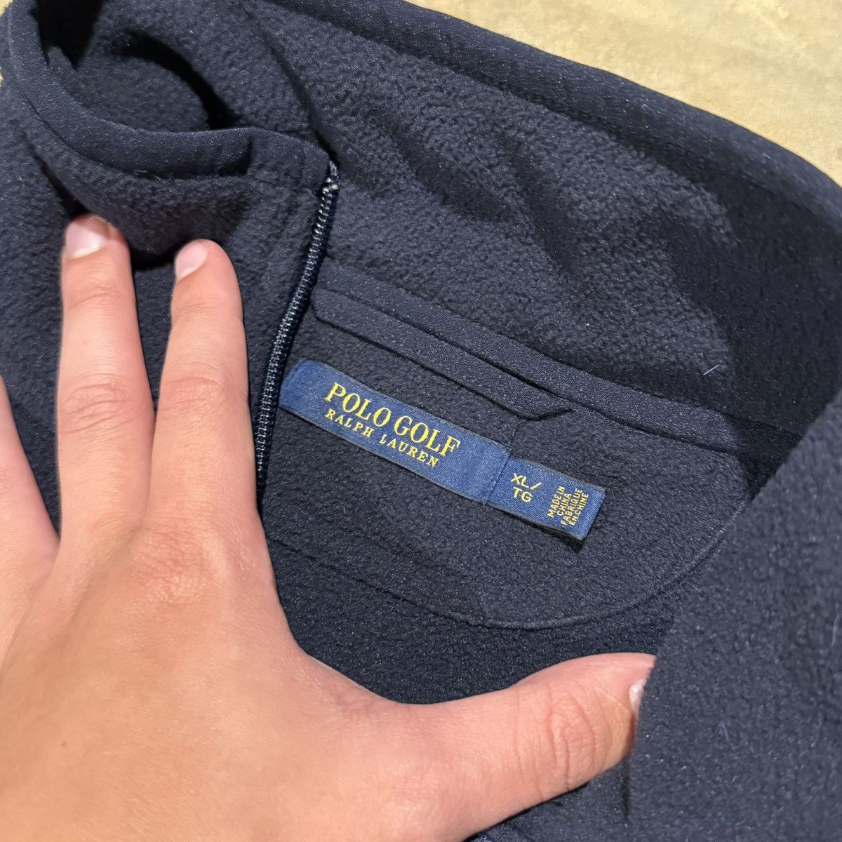 Polo Ralph Lauren Polo Ralph Lauren Pony Logo Lightweight Fleece Zip Up Vest Size US XL / EU 56 / 4 - 4 Thumbnail