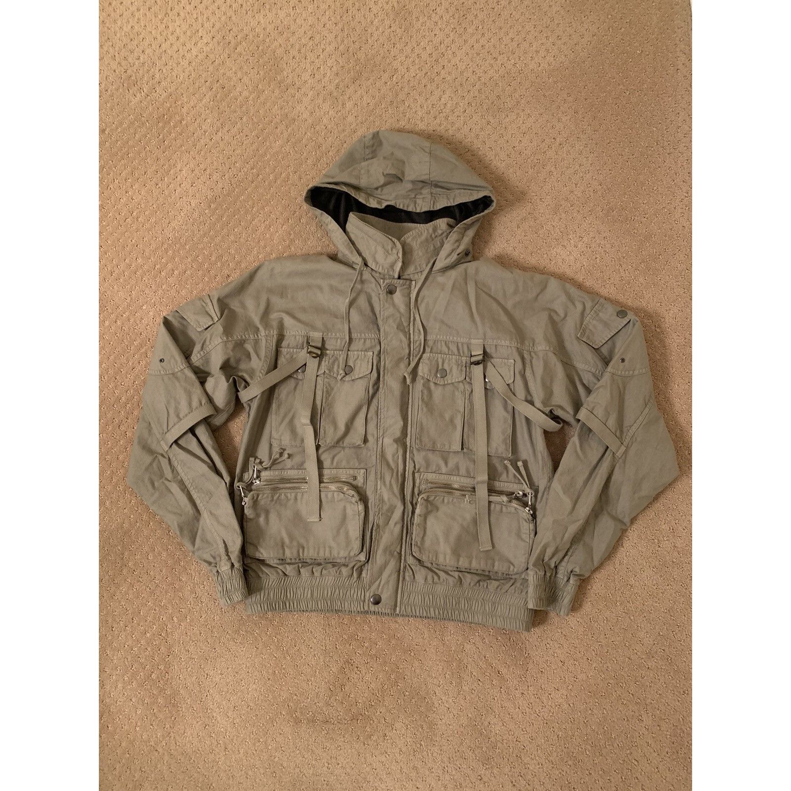 John Elliott John Elliott New Canopy Parachute Jacket Bomber Olive 1 Smal Size US S / EU 44-46 / 1 - 8 Thumbnail