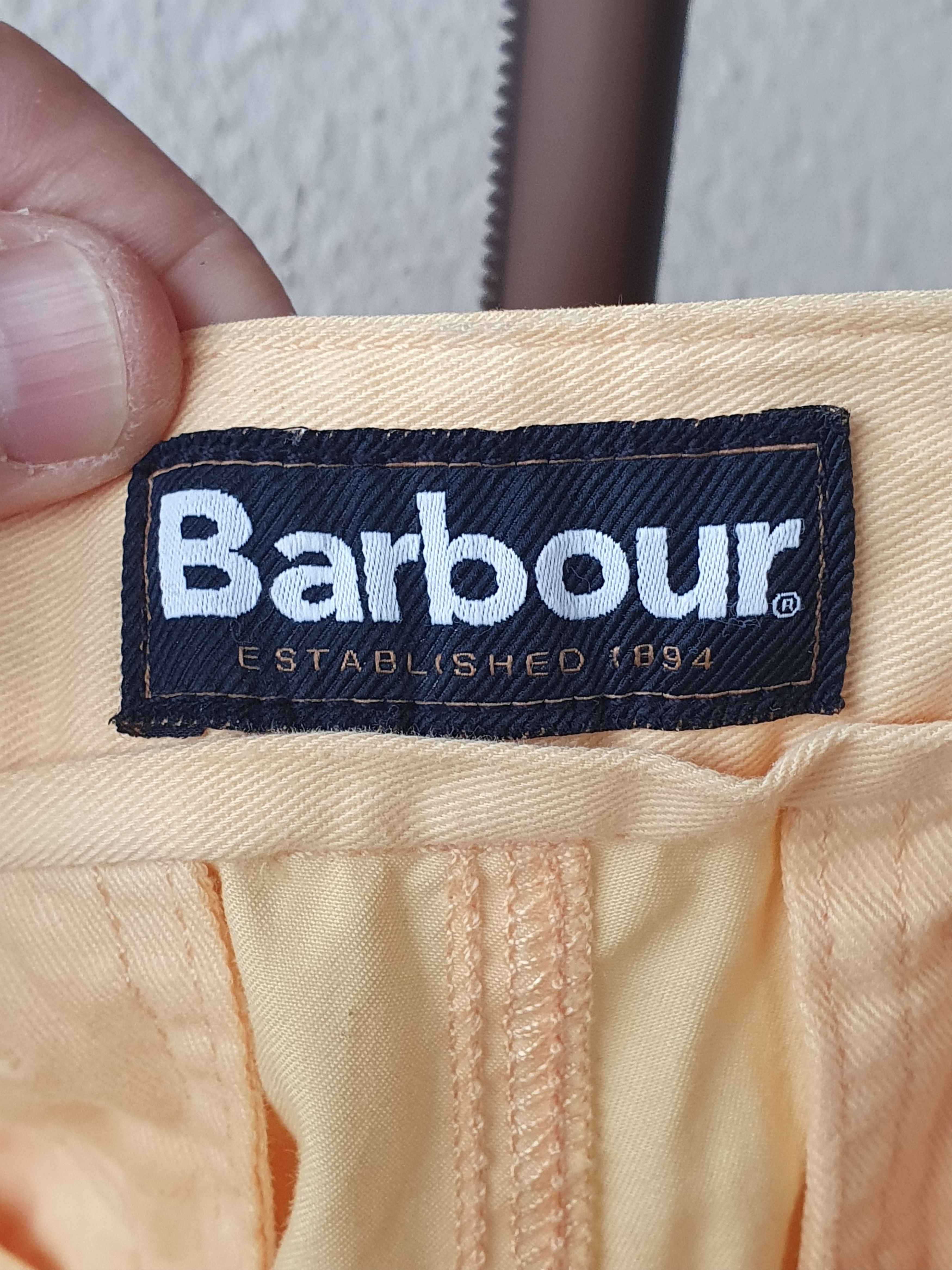 Barbour Barbour Euston Garment Dyed Yellow Pants sz 34/34 Size US 34 / EU 50 - 3 Thumbnail