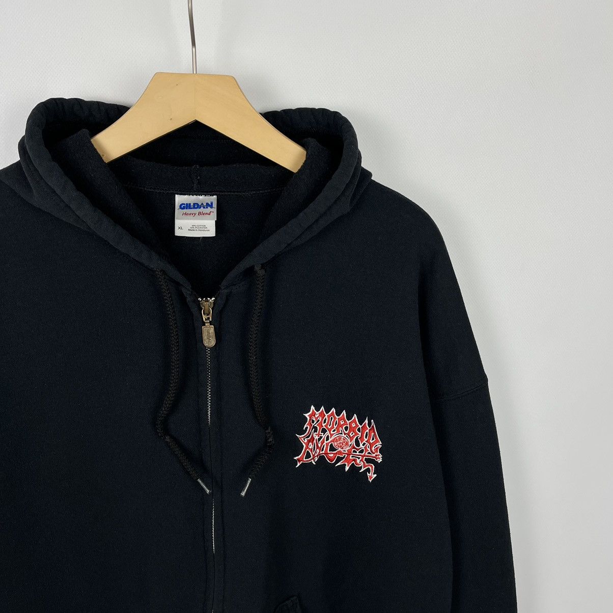 Band Tees Rare Morbid Angels Death Metal Rock Band Zip Hoodie 2003 Size US XL / EU 56 / 4 - 15 Thumbnail