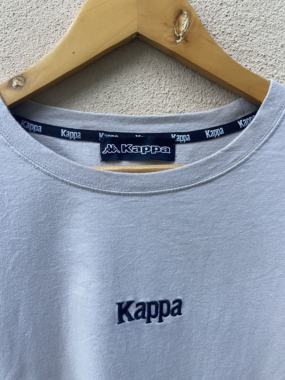Kappa 🔥 Vintage Kappa t shirt long Sleeve Kappa Side tape 90s Size US L / EU 52-54 / 3 - 4 Thumbnail