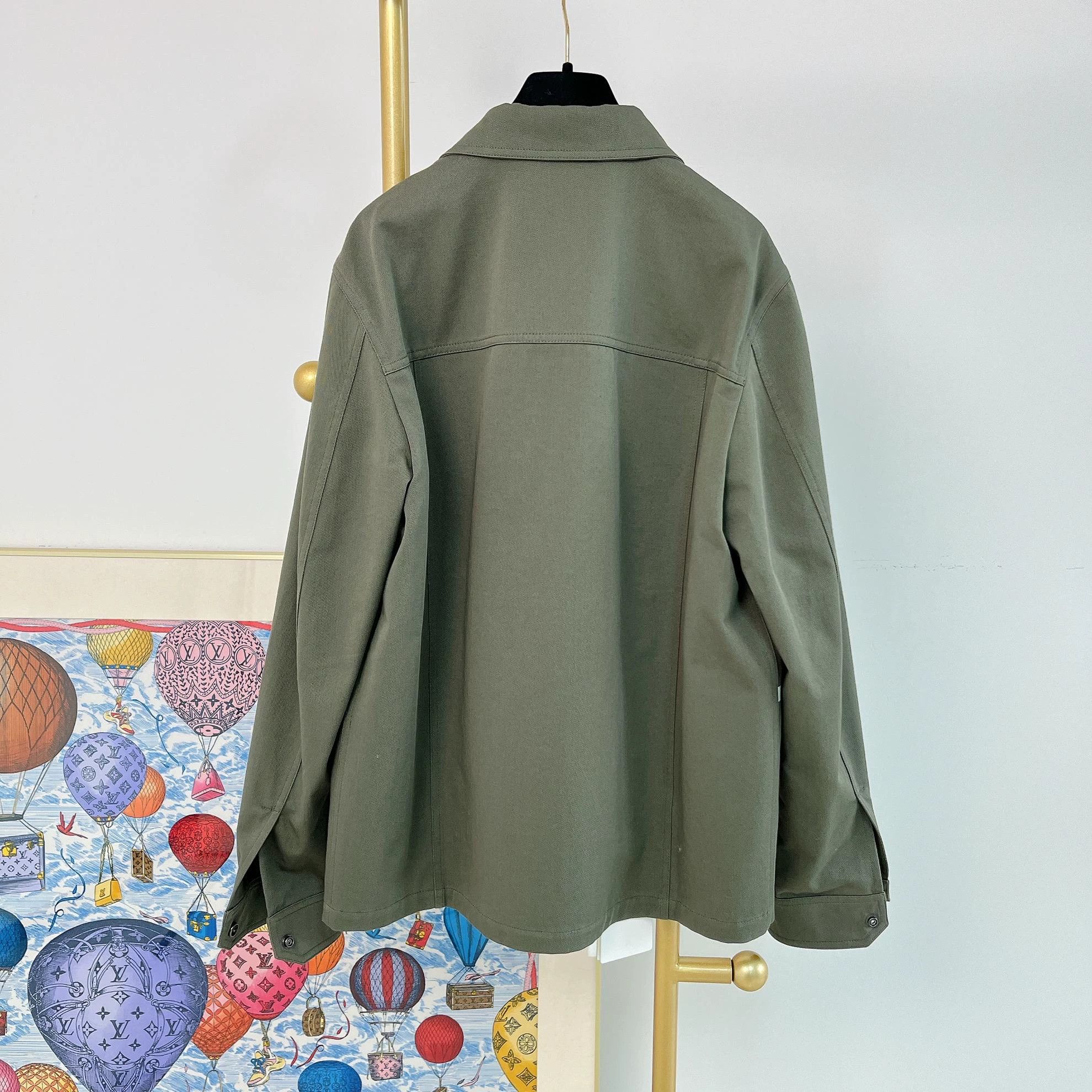 Valentino Valentino Green Print Denim Jacket 48 Size US M / EU 48-50 / 2 - 2 Thumbnail