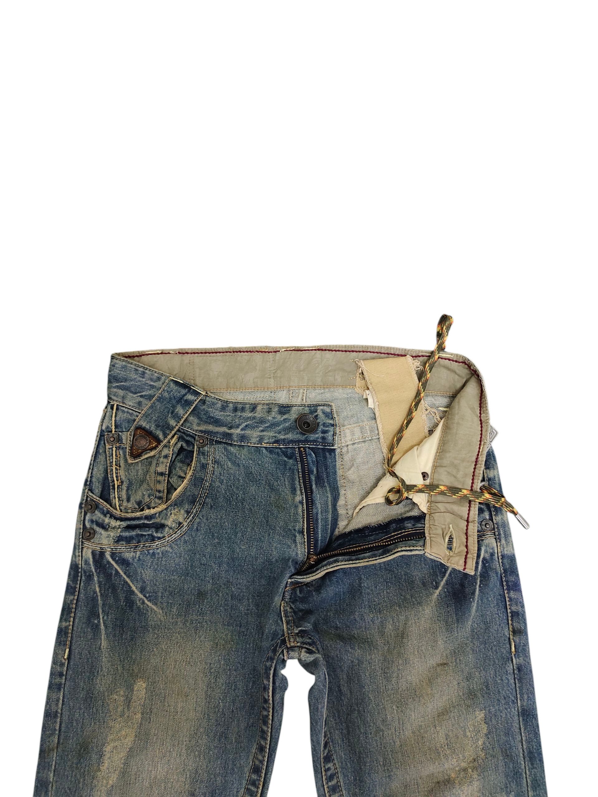 Undercover Tough Chatham Rusty Clawmark Distress Denim Jeans Size US 30 / EU 46 - 7 Thumbnail