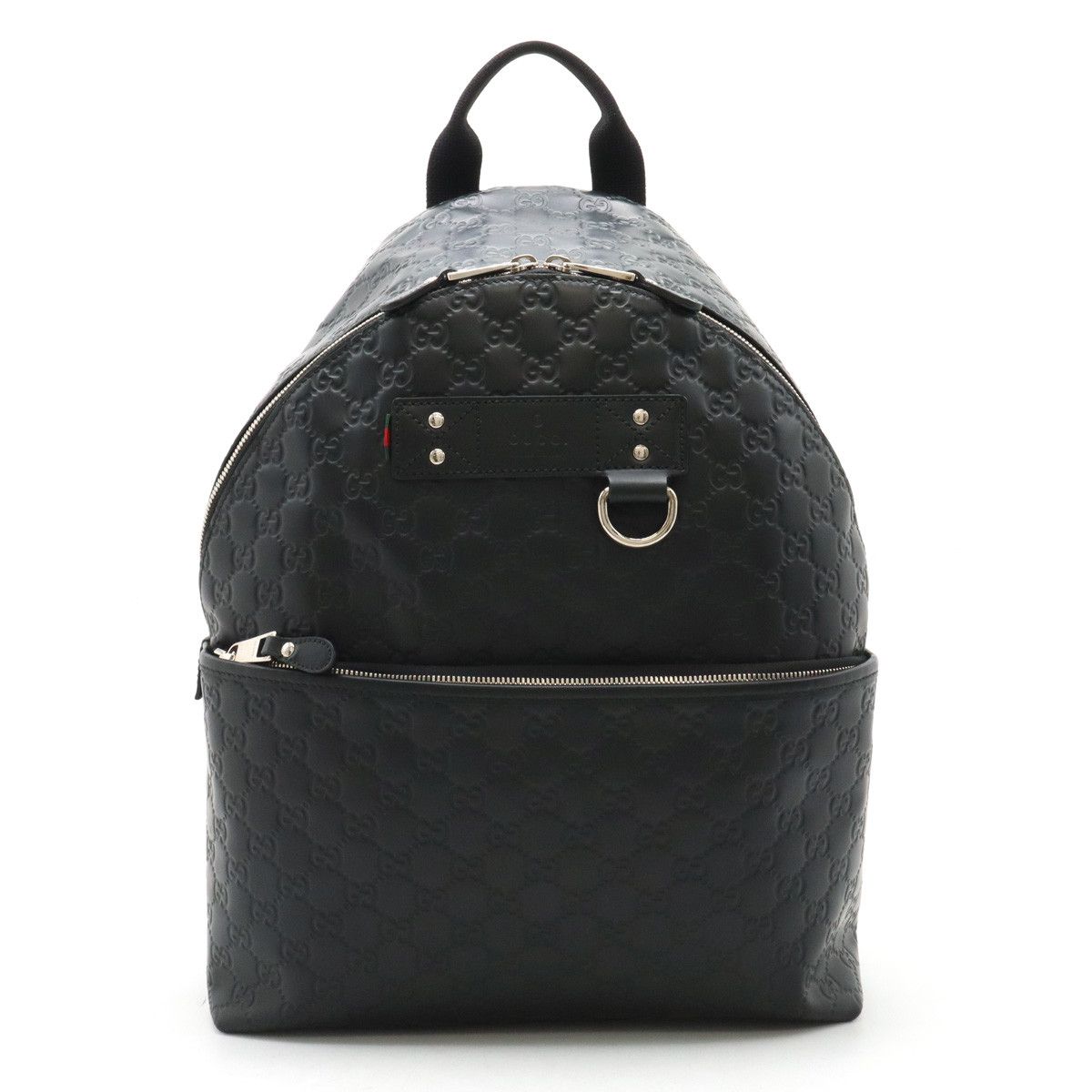 Gucci Gucci Gucci Rubber/Leather Guccissima Backpack 268184 Plastic Backpack 268184 in Very Good Condition Size ONE SIZE - 1 Thumbnail