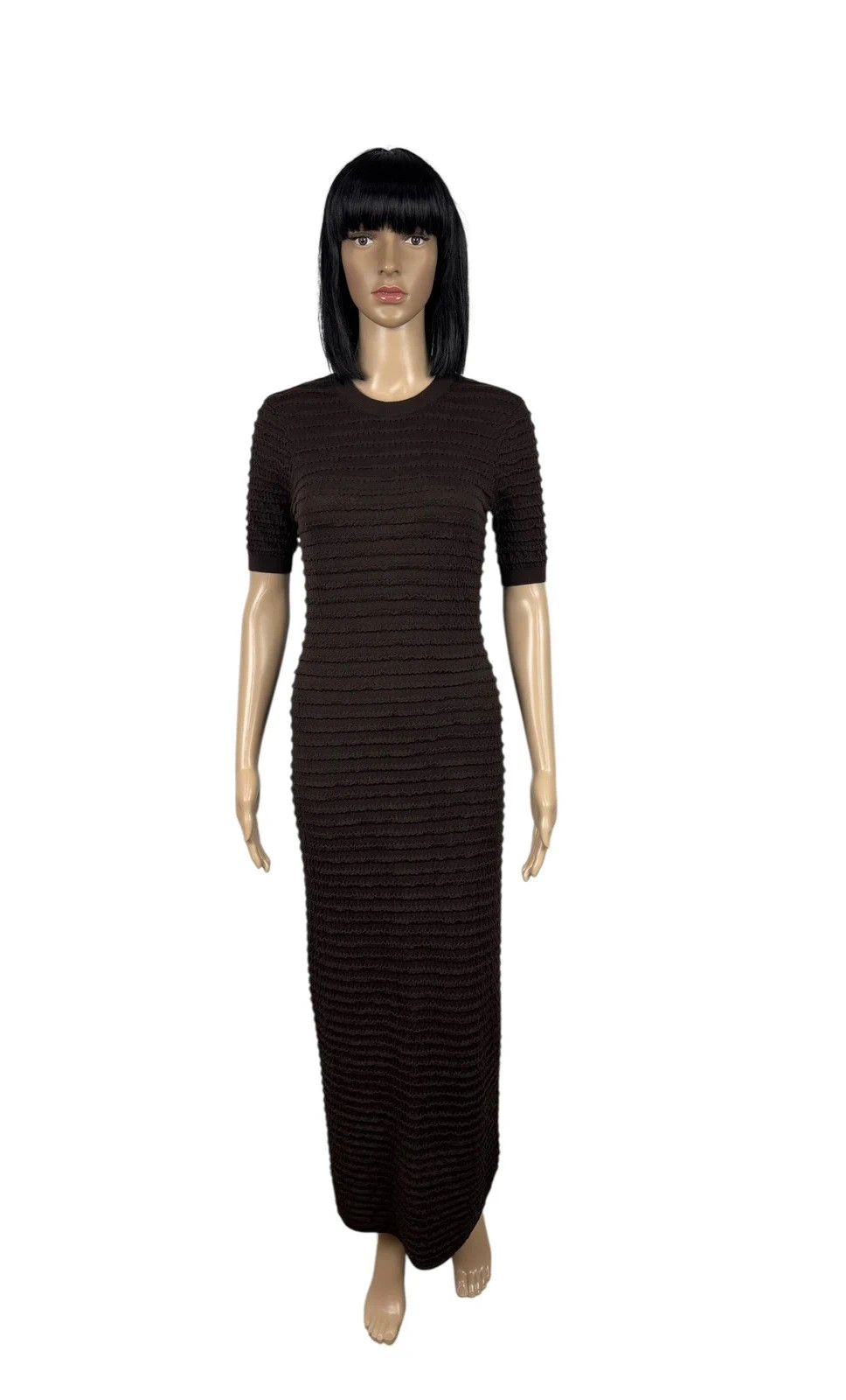 Frame Frame Maxi Dress Silk Cotton Knit Structured size S Size S / US 4 / IT 40 - 1 Thumbnail