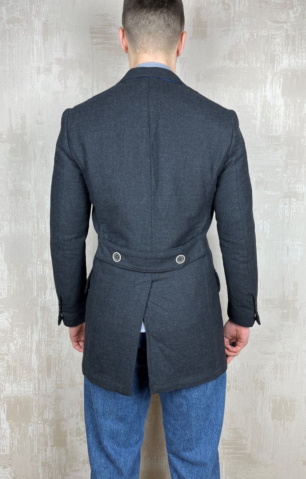 Designer Dutch Dandies Double Brested Wool Blend Coat Jacket Size US M / EU 48-50 / 2 - 15 Thumbnail