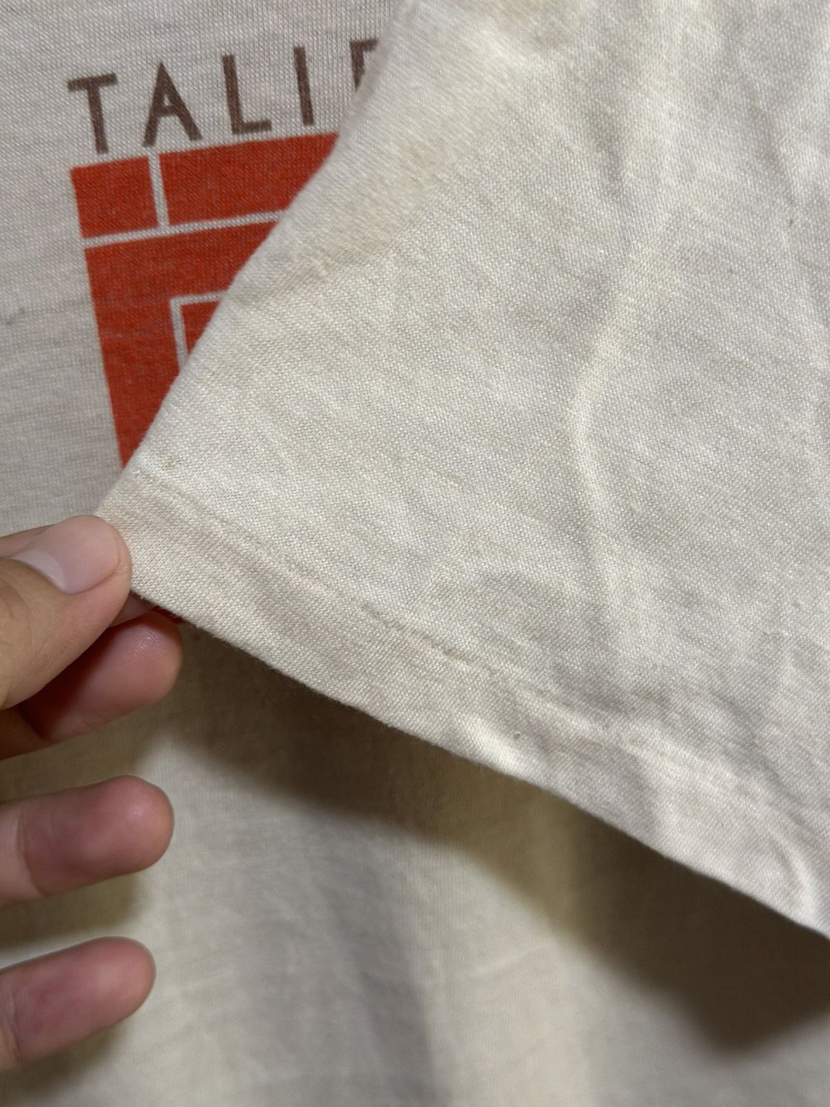 Hanes Vintage 80s Taliesin Faded Tee Size US L / EU 52-54 / 3 - 5 Thumbnail
