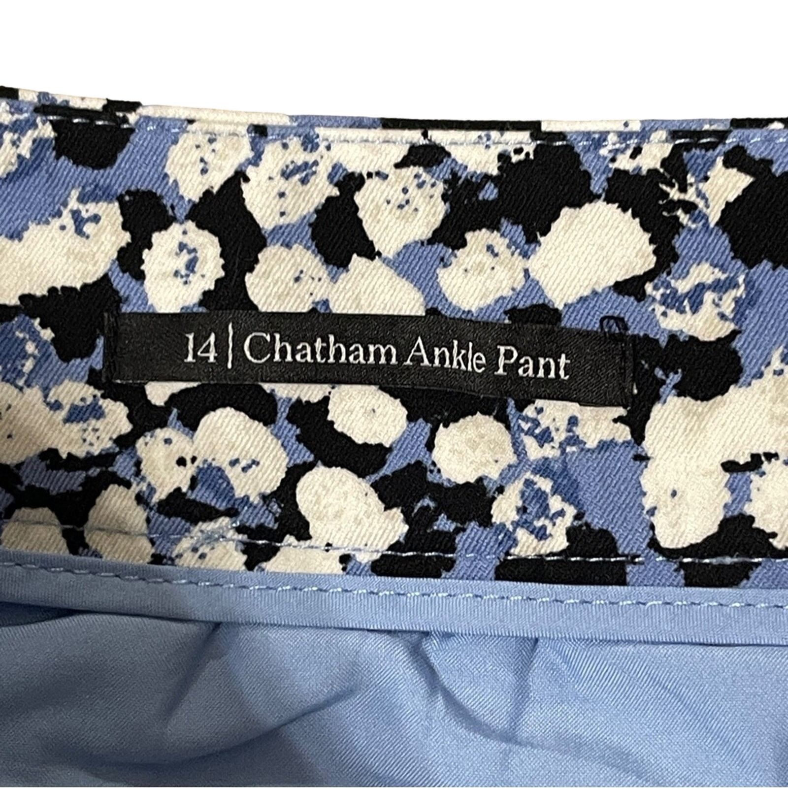 Other Talbots Fly Front Chatham Ankle Pants Blue Dot Size Size 14 Size 36" / US 14 / IT 50 - 7 Thumbnail