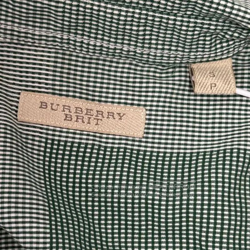Burberry Burberry Green Checkered Men's Shirt. Size US S / EU 44-46 / 1 - 3 Thumbnail