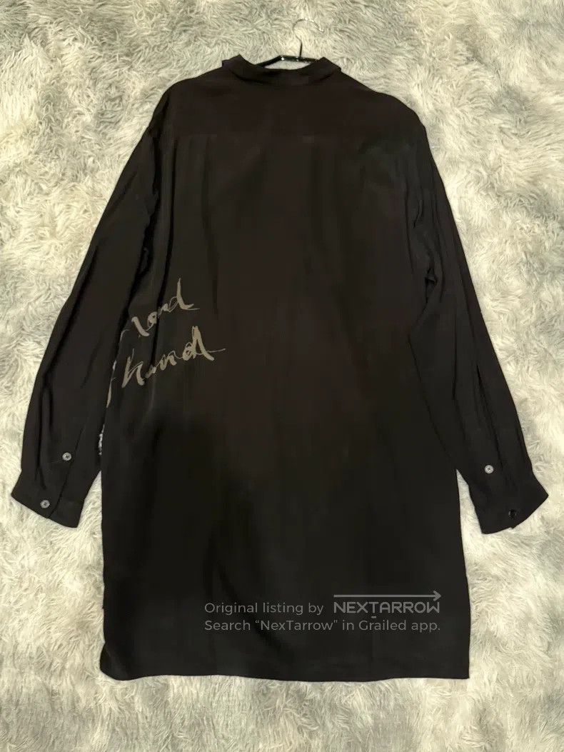 Yohji Yamamoto Yohji Yamamoto 2020SS Show Hand in Hand Silk Shirt Size US L / EU 52-54 / 3 - 2 Thumbnail