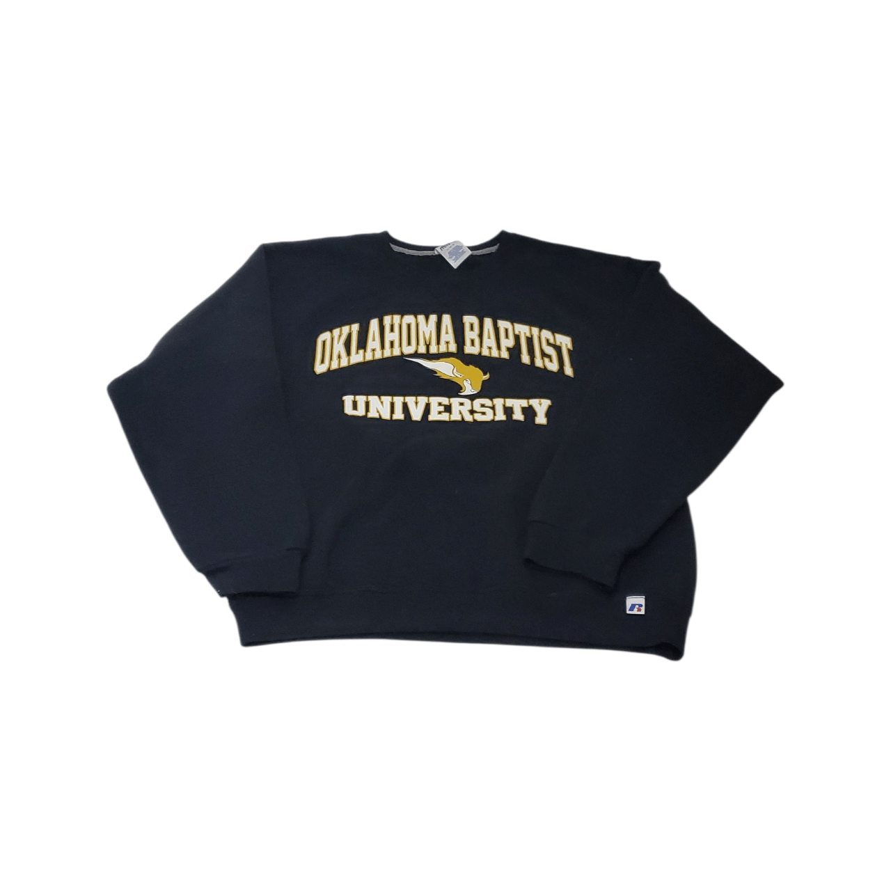 Vintage Y2K Oklahoma Baptist University Arc Logo Sweatshirt Size US L / EU 52-54 / 3 - 1 Thumbnail