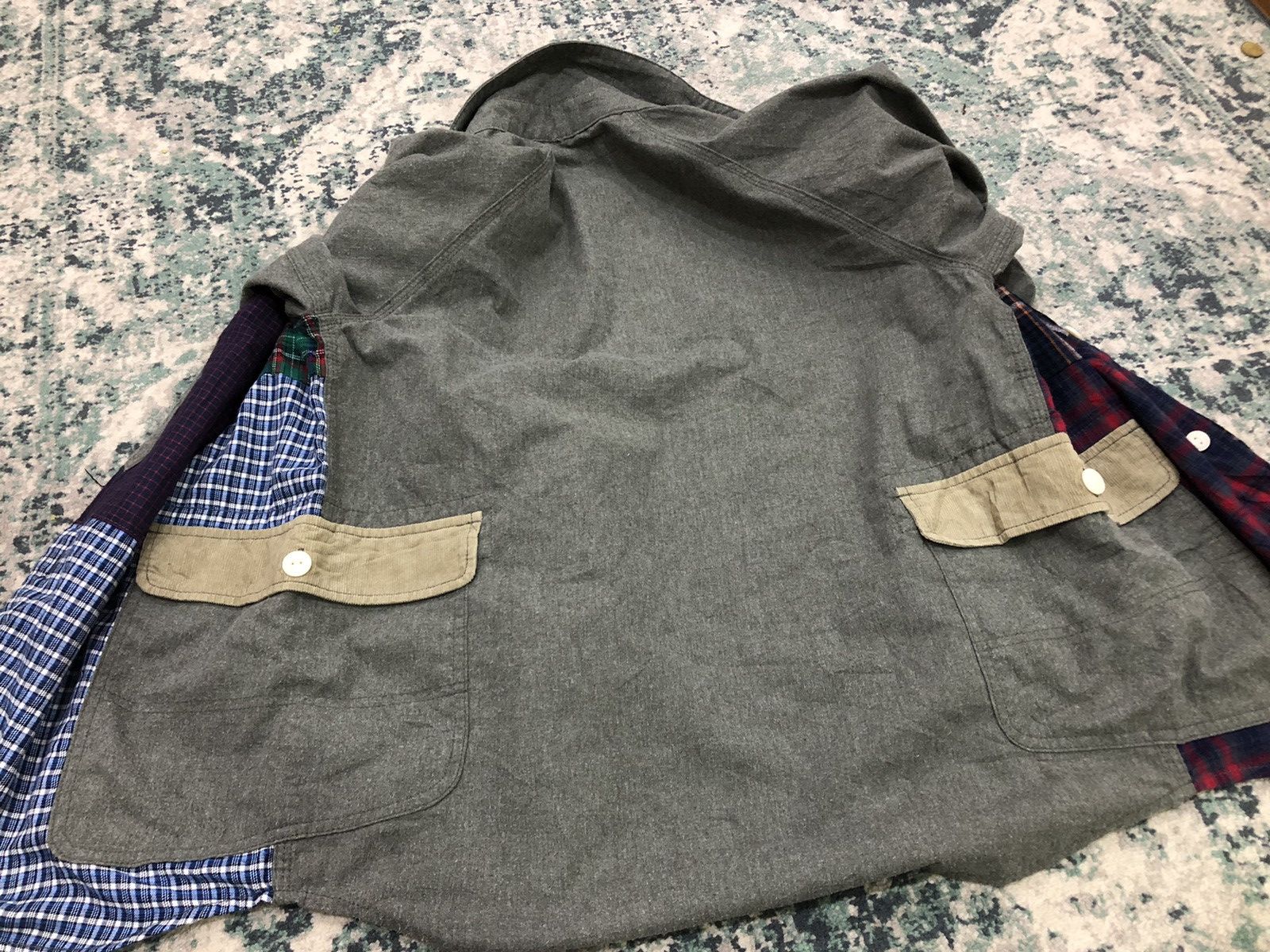 go slow caravan FW2020 ' Go Slow Caravan ' 5 Cut Layered Double Big Pocket Size US L / EU 52-54 / 3 - 20 Thumbnail
