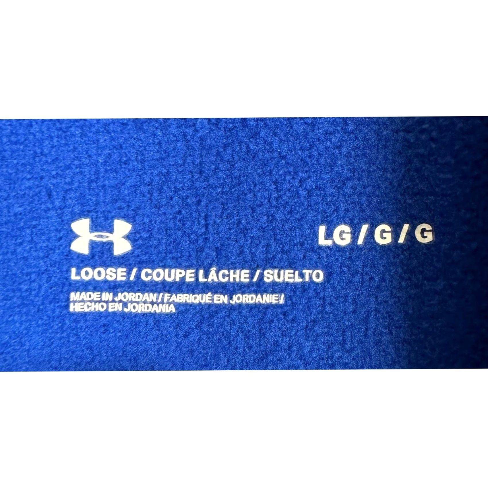 Under Armour Under Armour Hoodie Mens Large Blue Pullover Drawstring Logo Pocket Athletic Sweatshirt Size US L / EU 52-54 / 3 - 4 Thumbnail