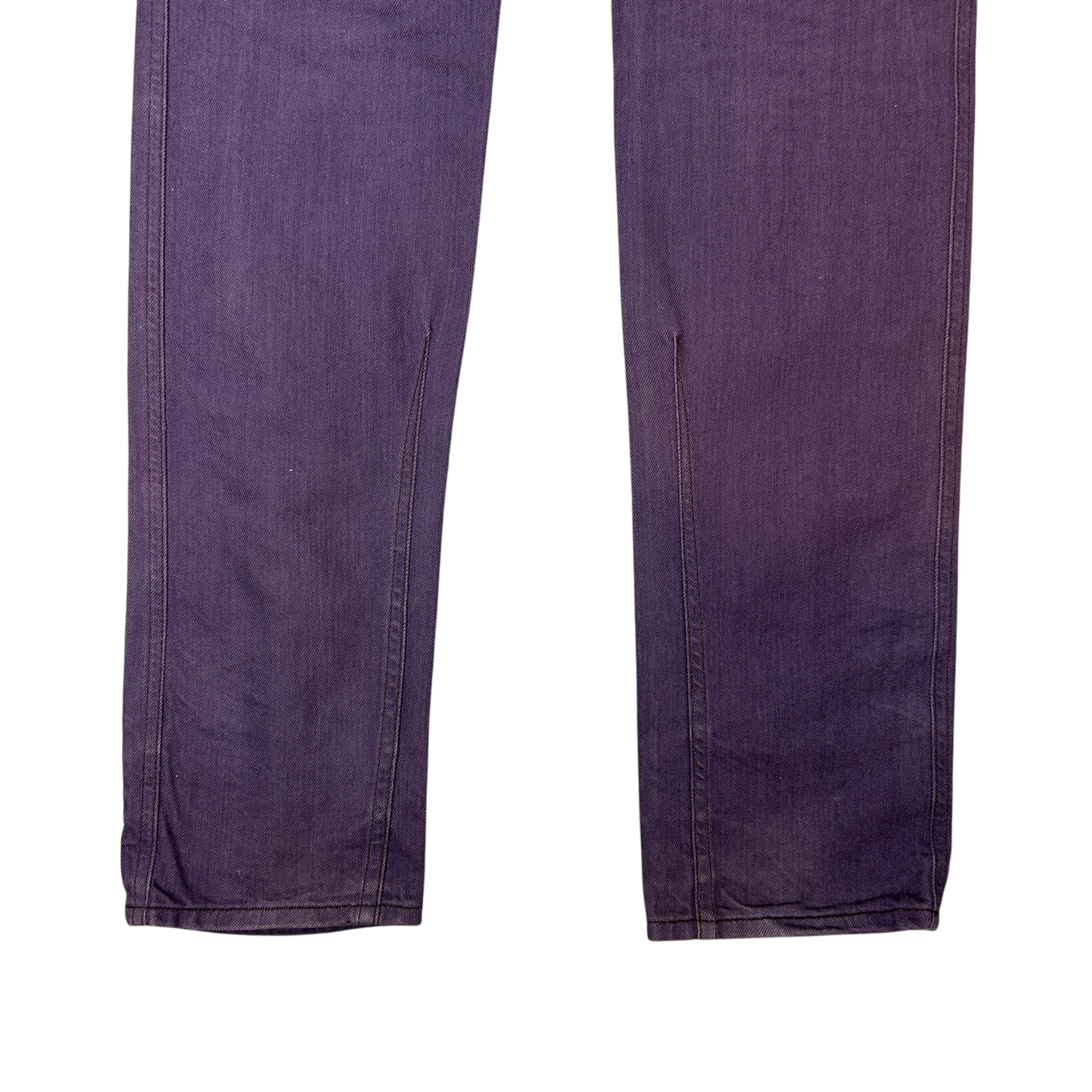 Diesel Diesel Darron Regular Slim Tapered Purple Denim Jeans W31L34 Size US 31 - 7 Thumbnail
