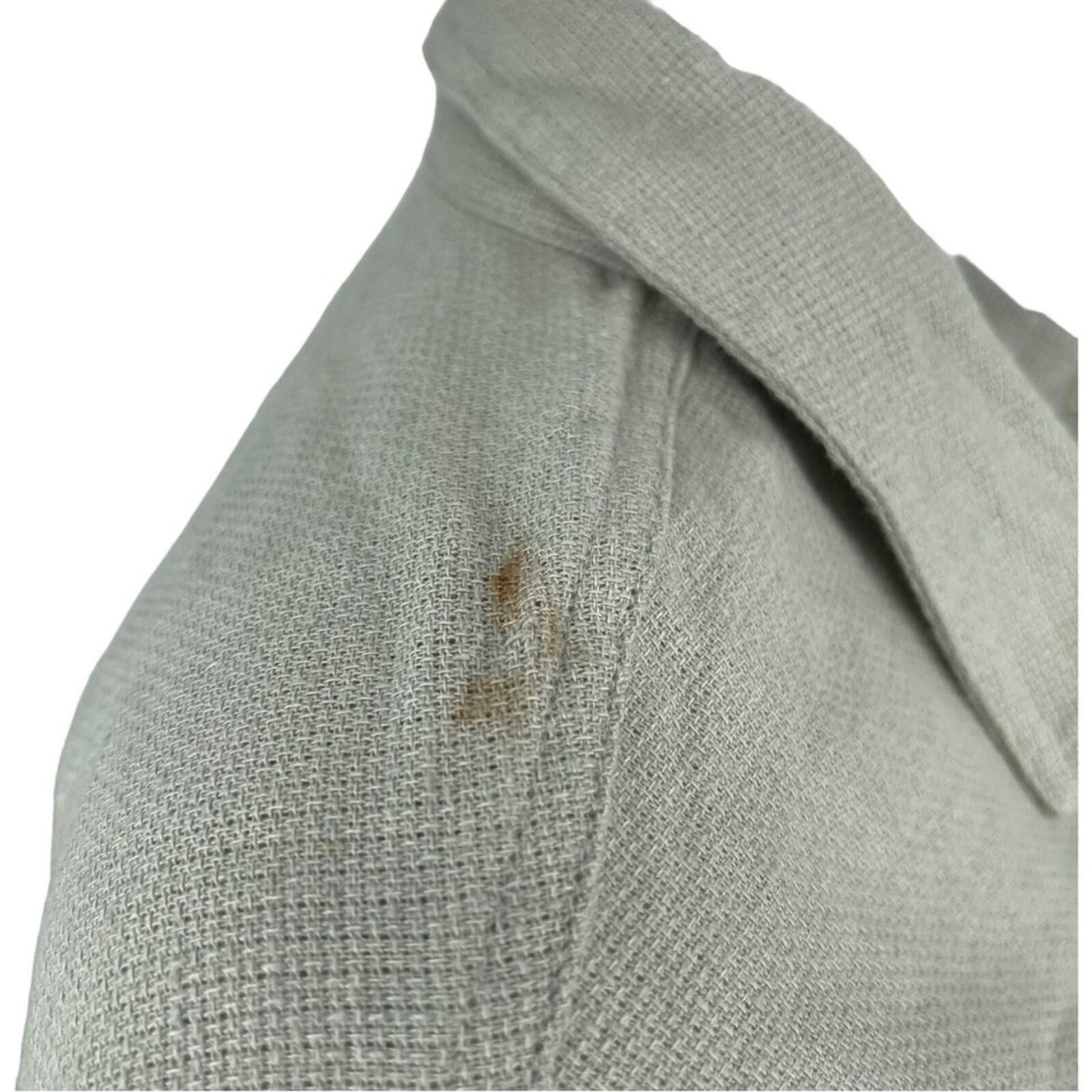 Madewell Madewell Medium Light Green Button Down Breezewoven Beach Size M / US 6-8 / IT 42-44 - 3 Thumbnail