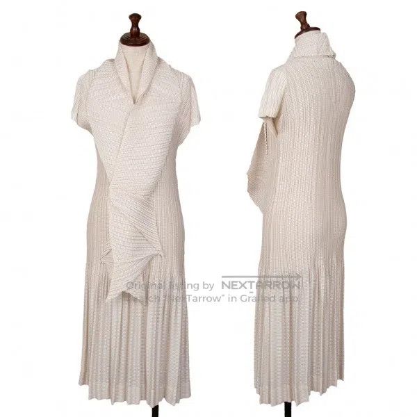 Issey Miyake Issey Miyake White Dress Size M / US 6-8 / IT 42-44 - 1 Thumbnail