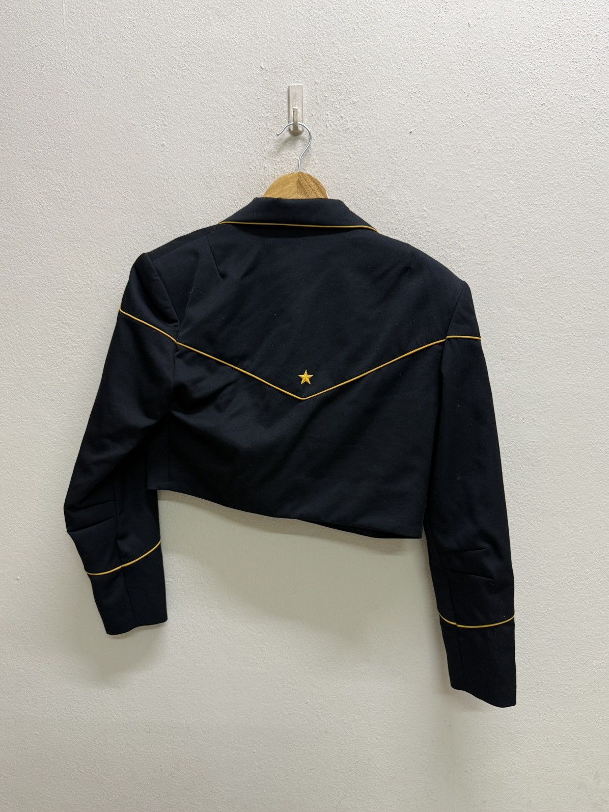 Norma Kamali Norma Kamali cropped western jacket with yellow piping Size S / US 4 / IT 40 - 20 Thumbnail
