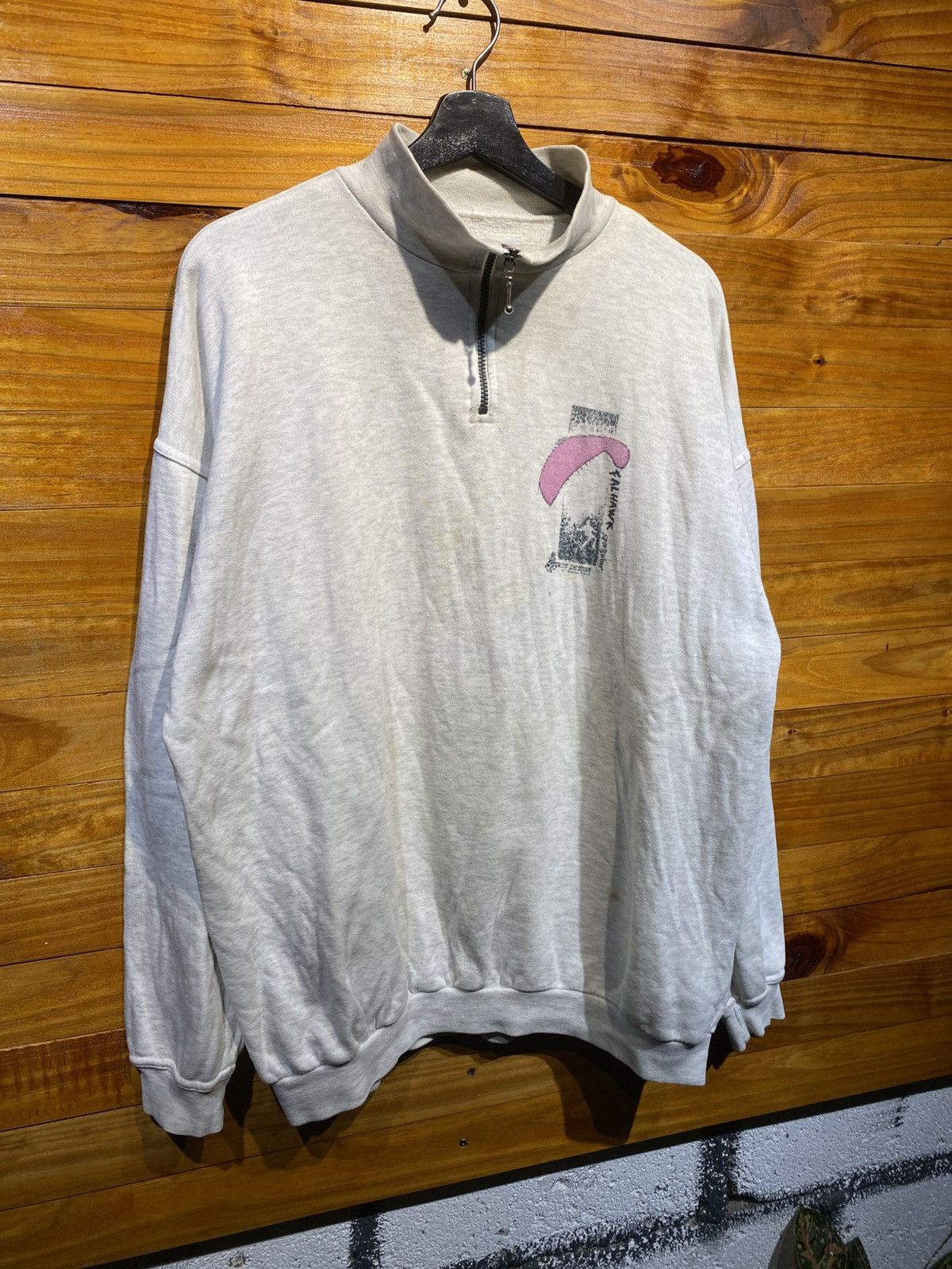 Vintage Vintage Switcher Paragliding Quarter-Zip Sweatshirt Swiss Size US L / EU 52-54 / 3 - 9 Thumbnail