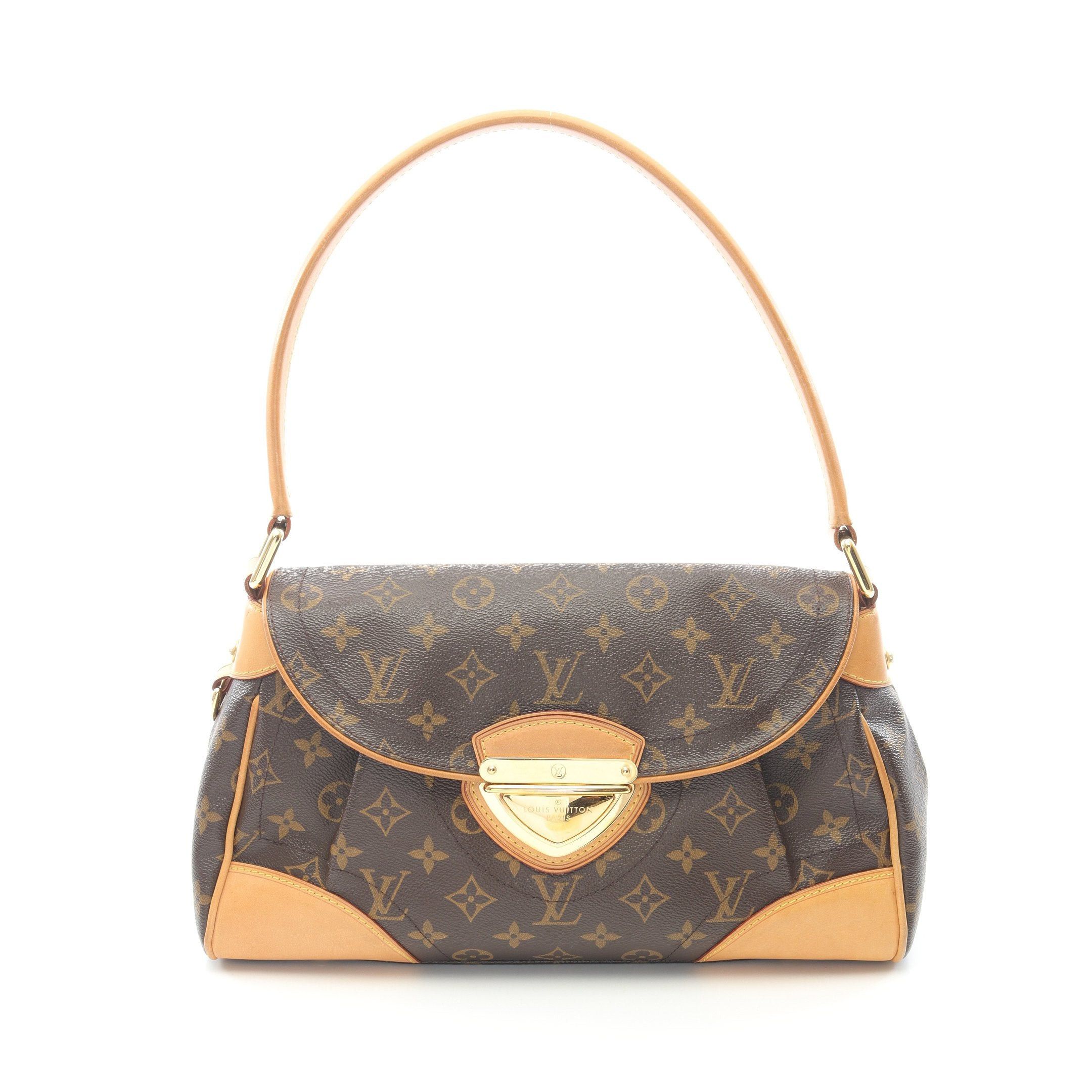 Louis Vuitton Louis Vuitton Beverly Mm Monogram Shoulder Bag Leather Brown Size ONE SIZE - 1 Thumbnail