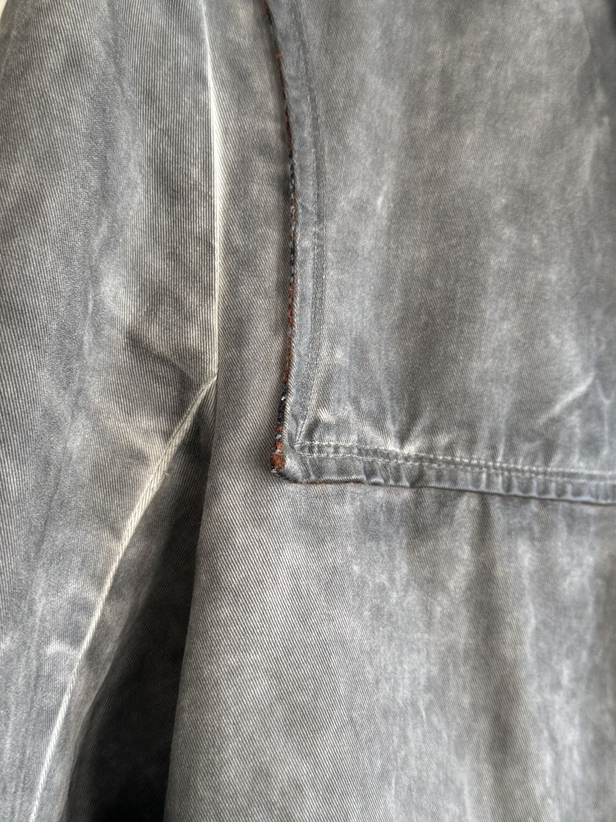 Our Legacy × Vintage Liquid Garment-Dye Natural Faded Workwear Jacket Lined Italy Size US M / EU 48-50 / 2 - 5 Thumbnail