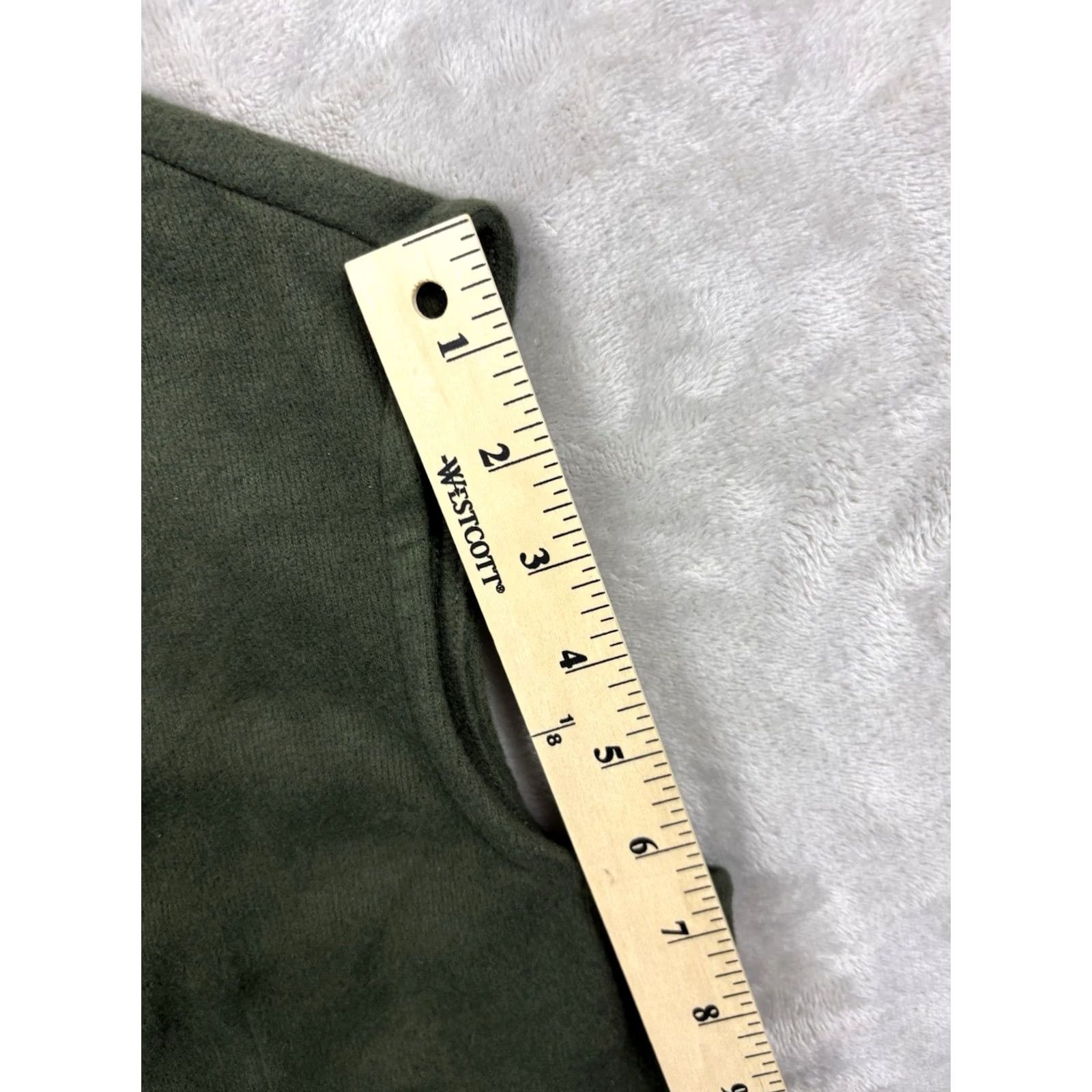 Vintage A New Day Women’s Olive Green Fiber Sleeveless Vest Outdoors Size Medium NWT Size M / US 6-8 / IT 42-44 - 7 Thumbnail