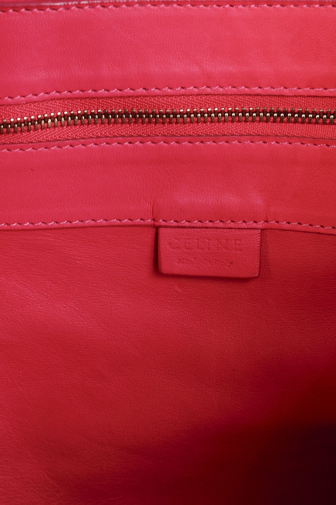 Celine Celine 2011 Lambskin Vertical Cabas Hibiscus Tote Bag Size ONE SIZE - 12 Thumbnail
