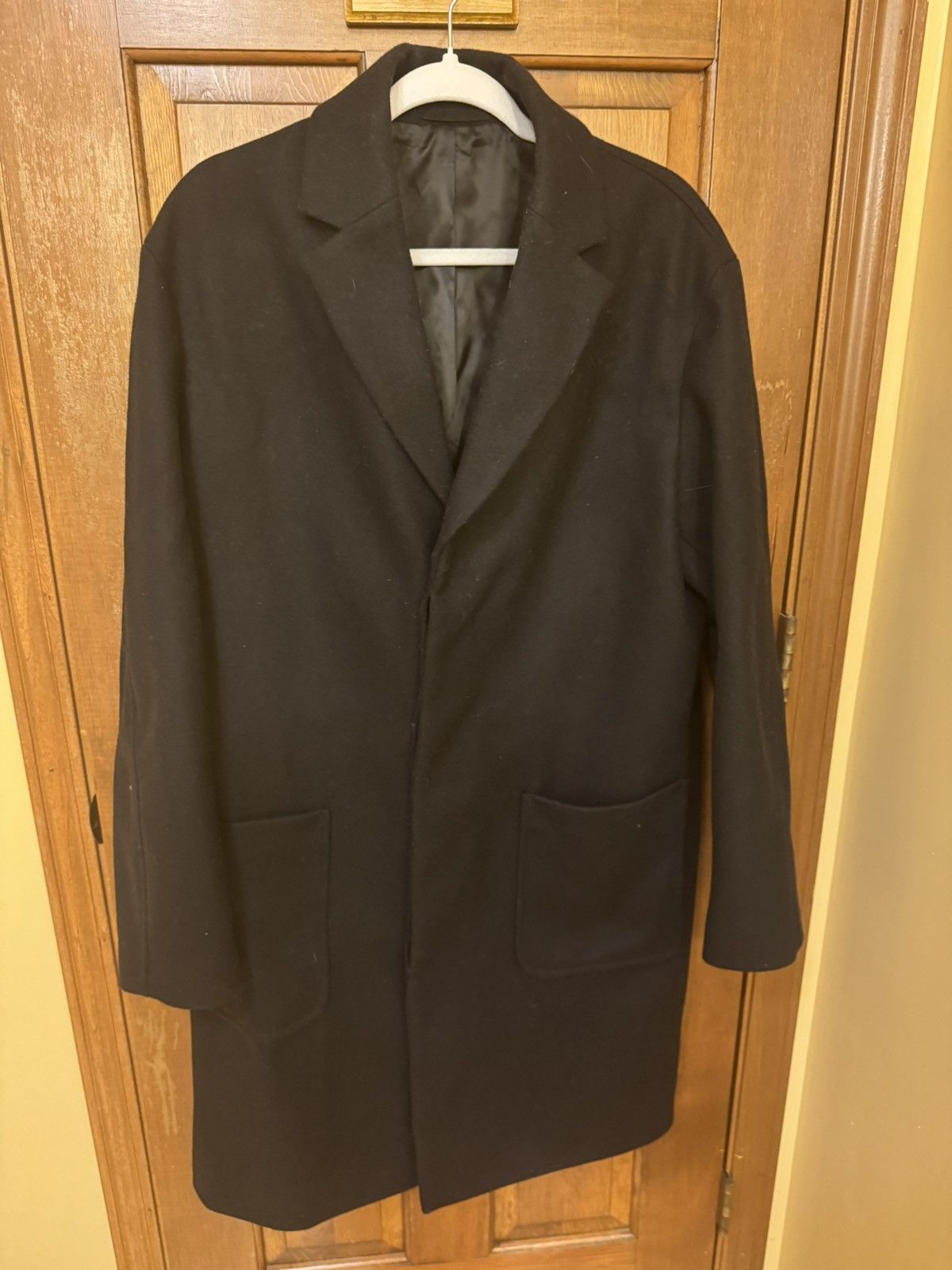 Calvin Klein Relaxed Wool Coat Size US M / EU 48-50 / 2 - 2 Thumbnail