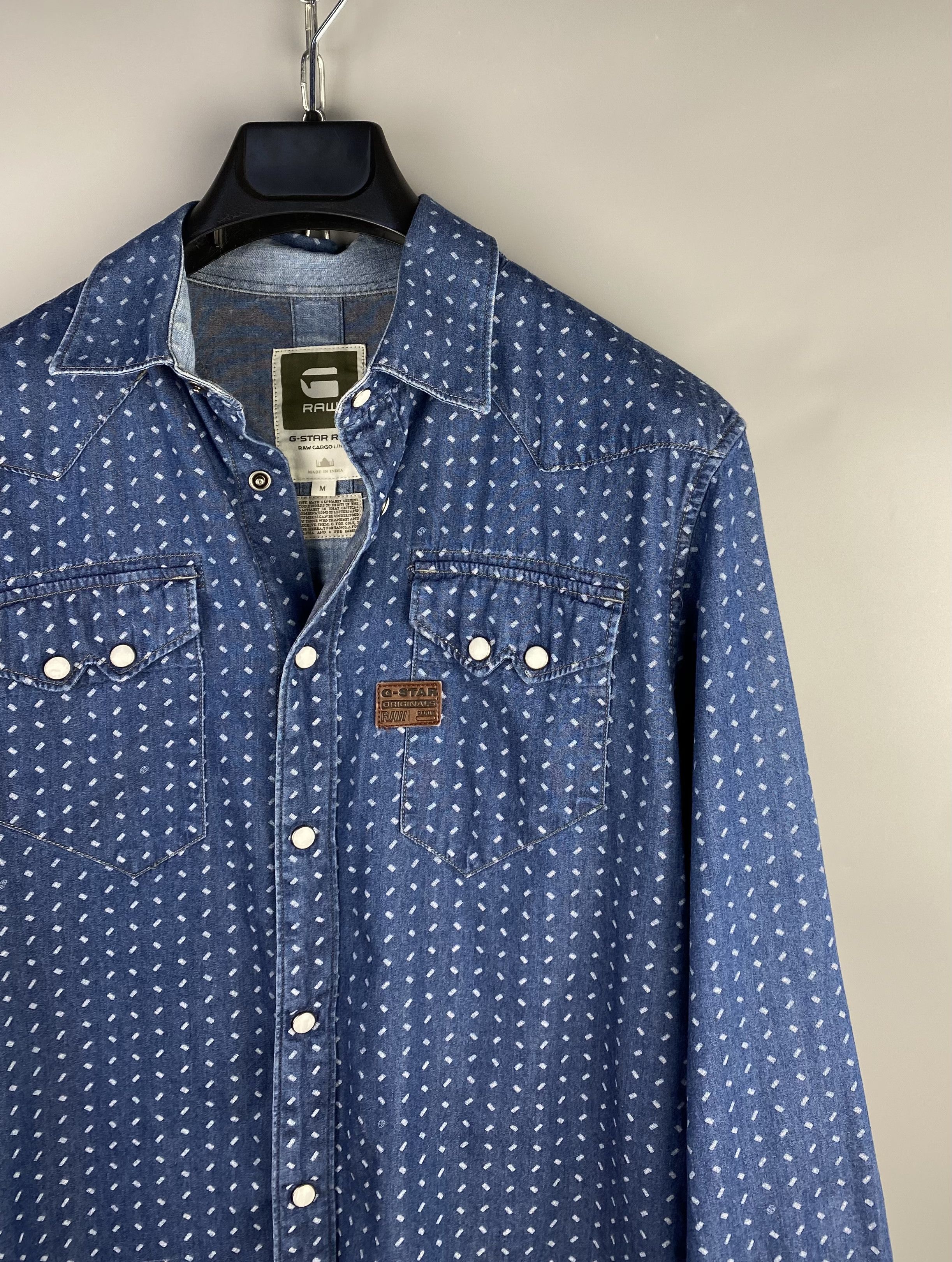 G-Star G Star Button Western Long Sleeve Shirt Size US M / EU 48-50 / 2 - 3 Thumbnail
