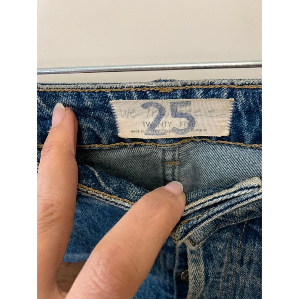 Free People We The Free Jeans Women's High Waist Straight Leg Jeans Size 25" / US 0 / IT 36 - 2 Thumbnail