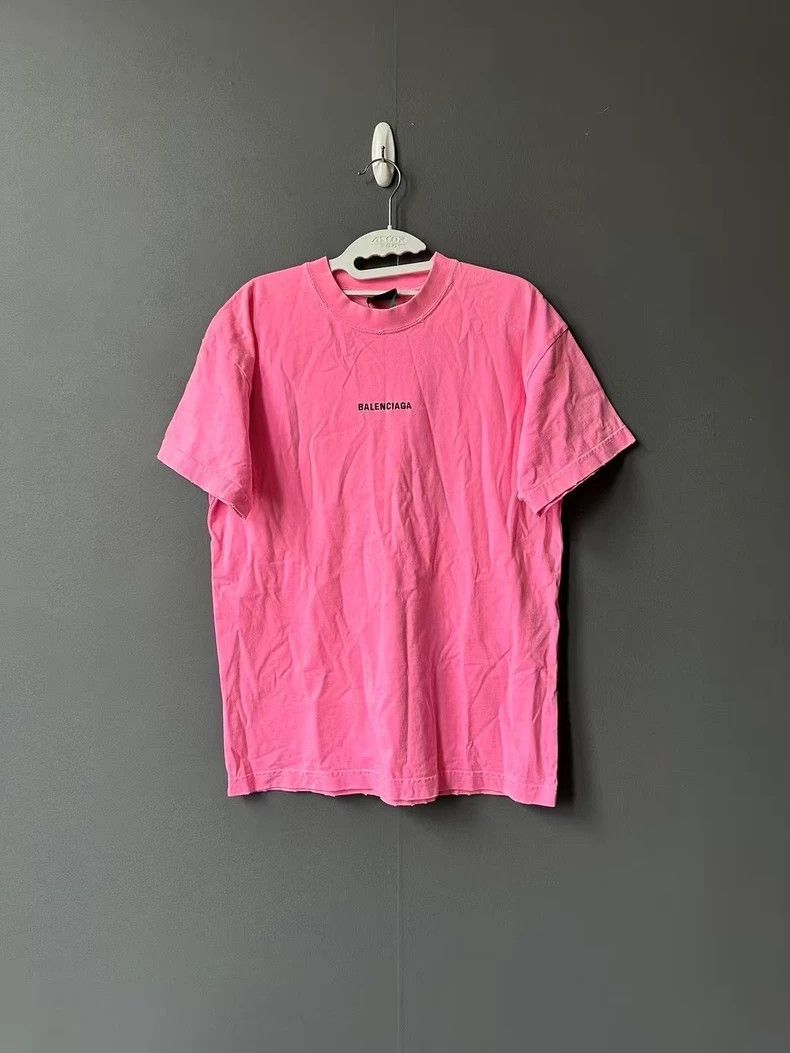 Balenciaga Balenciaga Wash powder breaking front and back letter shor Size XS / US 0-2 / IT 36-38 - 1 Thumbnail