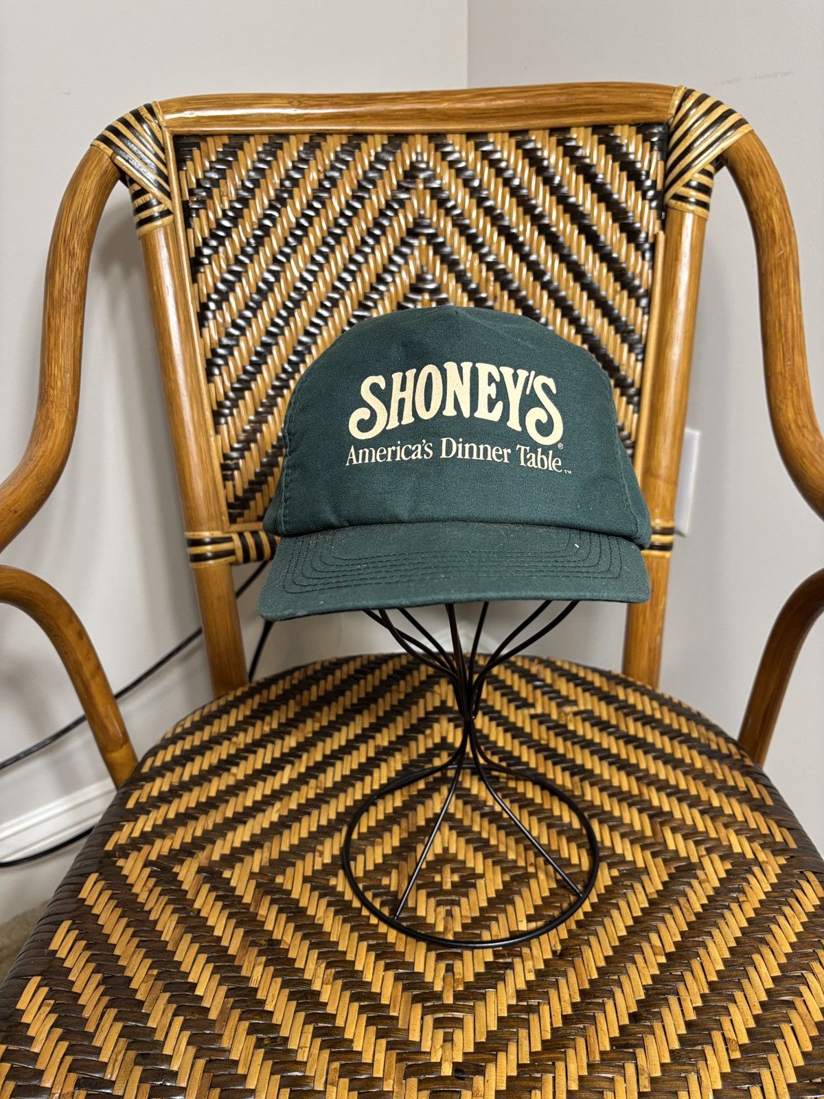 Vintage Vintage Shoney’s America’s Dinner Table Snapback Hat Size ONE SIZE - 1 Thumbnail