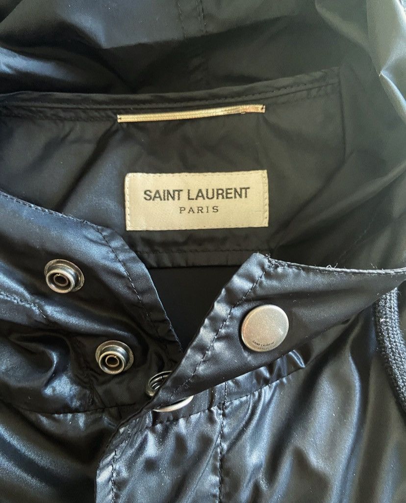 Saint Laurent Paris Saint Laurent Paris - Nylon Hooded Parka Windbreaker (Patch) Size US XL / EU 56 / 4 - 4 Thumbnail