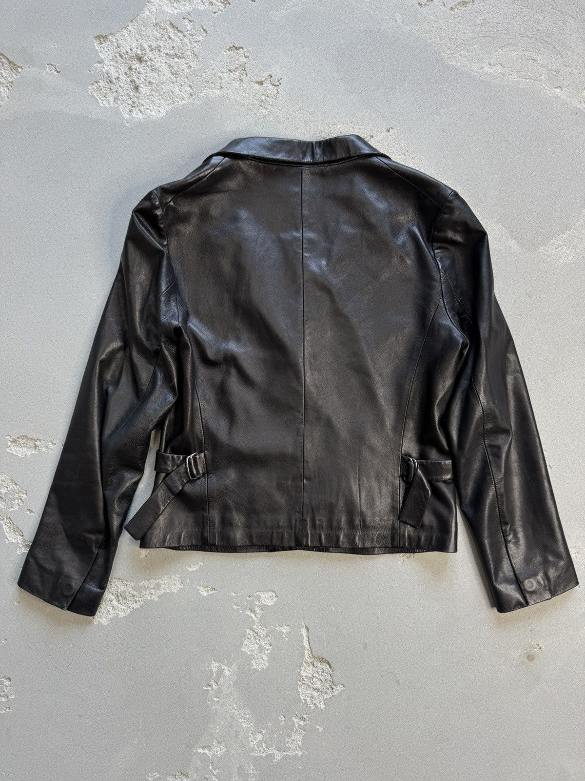 Jil Sander Jil Sander - Vintage Leather Blazer Size XS / US 0-2 / IT 36-38 - 2 Thumbnail