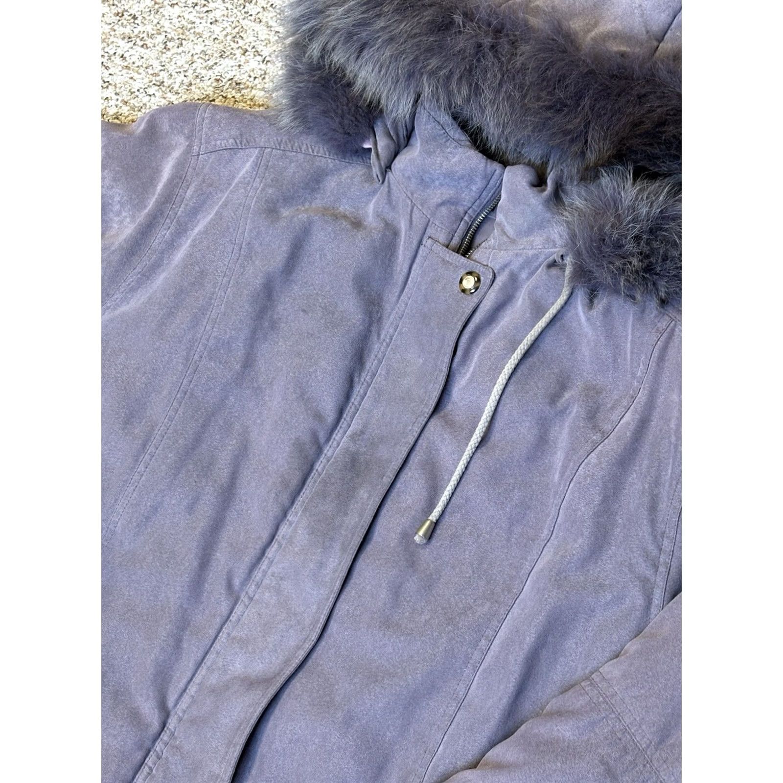 Vintage VINTAGE Bromley Sport Thermolite Women’s Coat Jacket Fox Fur Hood Parka Mid-Length Purple XXL Women 80s 90s Outdoor Sports Hooded Size XXL / US 16-18 / IT 52-54 - 2 Thumbnail