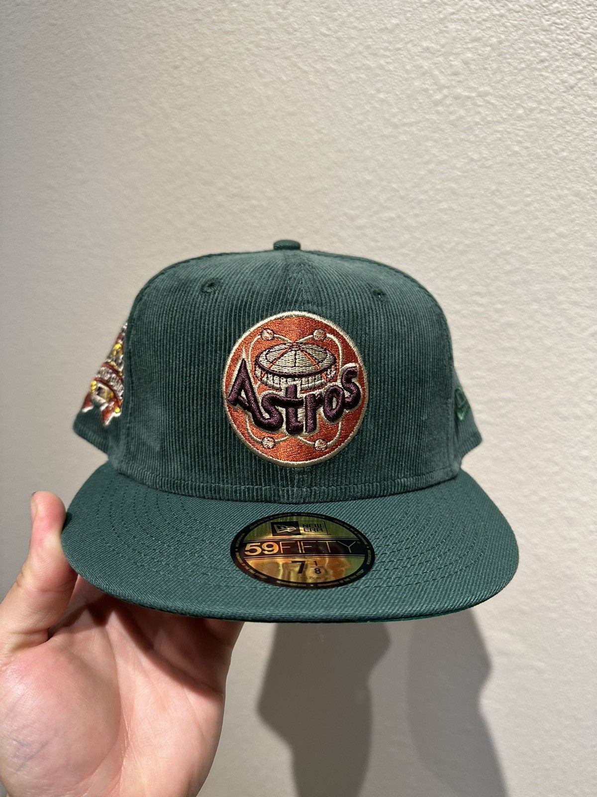 EXCLUSIVE FITTED HOUSTON ASTROS THE LOT CORDUROY 20 YEARS NOT HAT CLUB 7 1/2