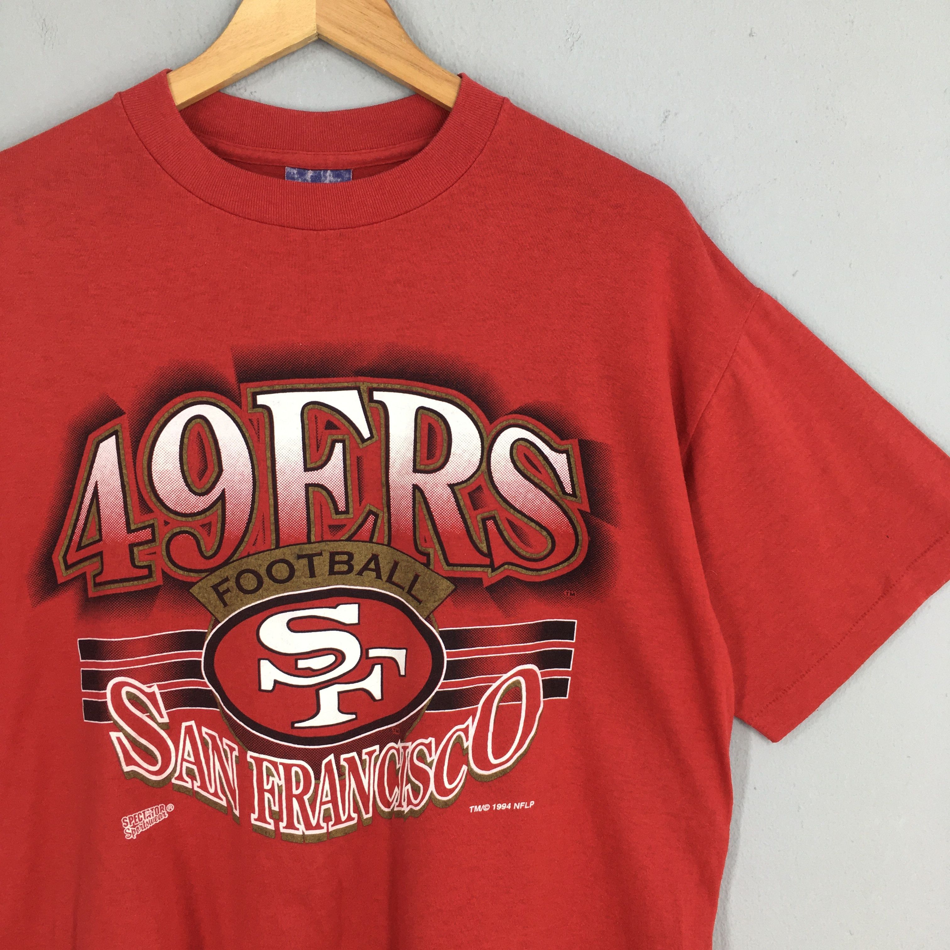 NFL Vintage San Francisco 49ers NFL Red Tshirt Large Size US L / EU 52-54 / 3 - 2 Thumbnail
