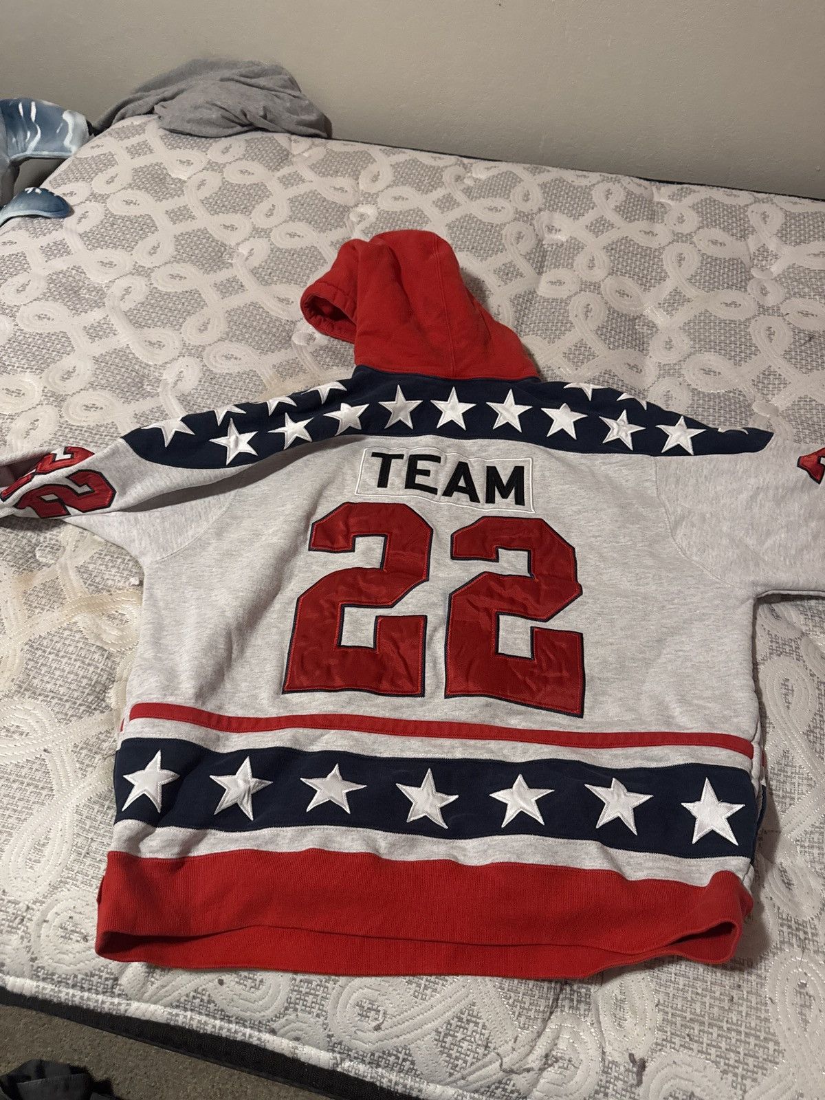 Supreme Supreme- Hockey Hooded Sweatshirt Size US M / EU 48-50 / 2 - 2 Thumbnail