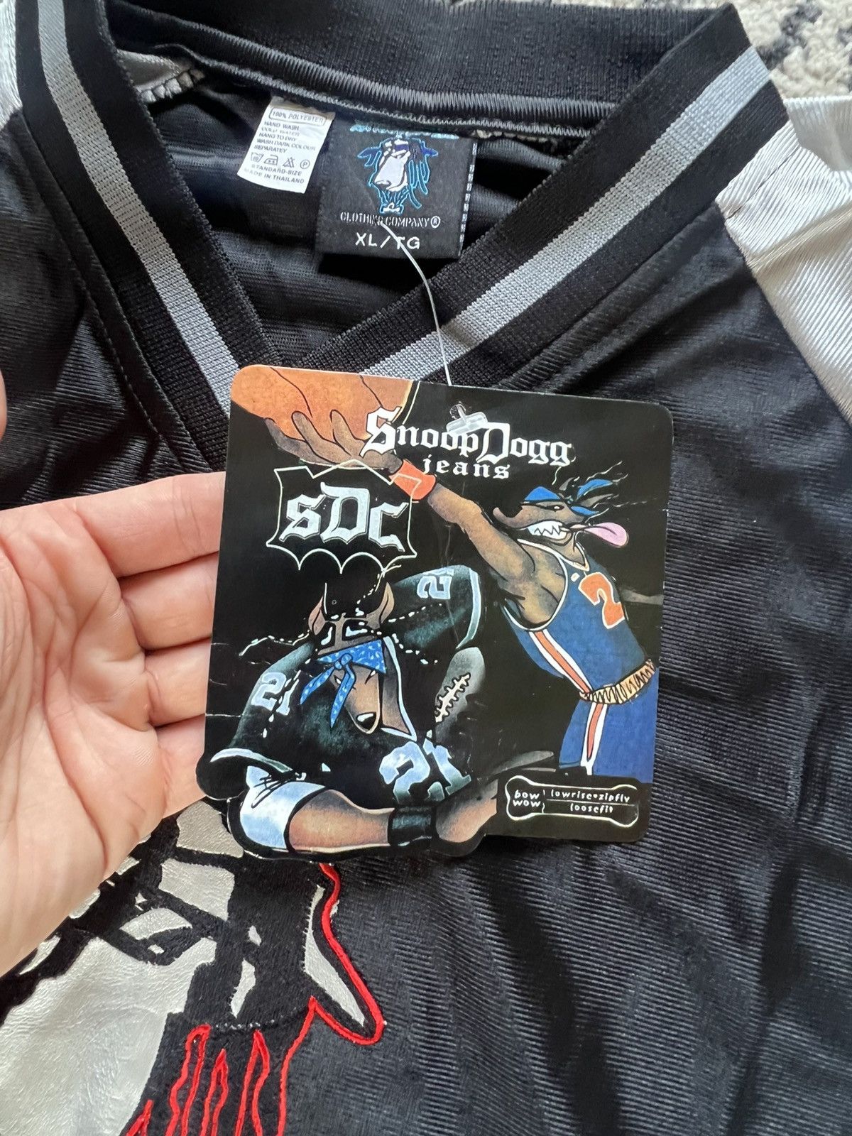 Snoop Dogg CRAZY 90s SNOOP DOGG JEANS JERSEY Size US XL / EU 56 / 4 - 2 Thumbnail