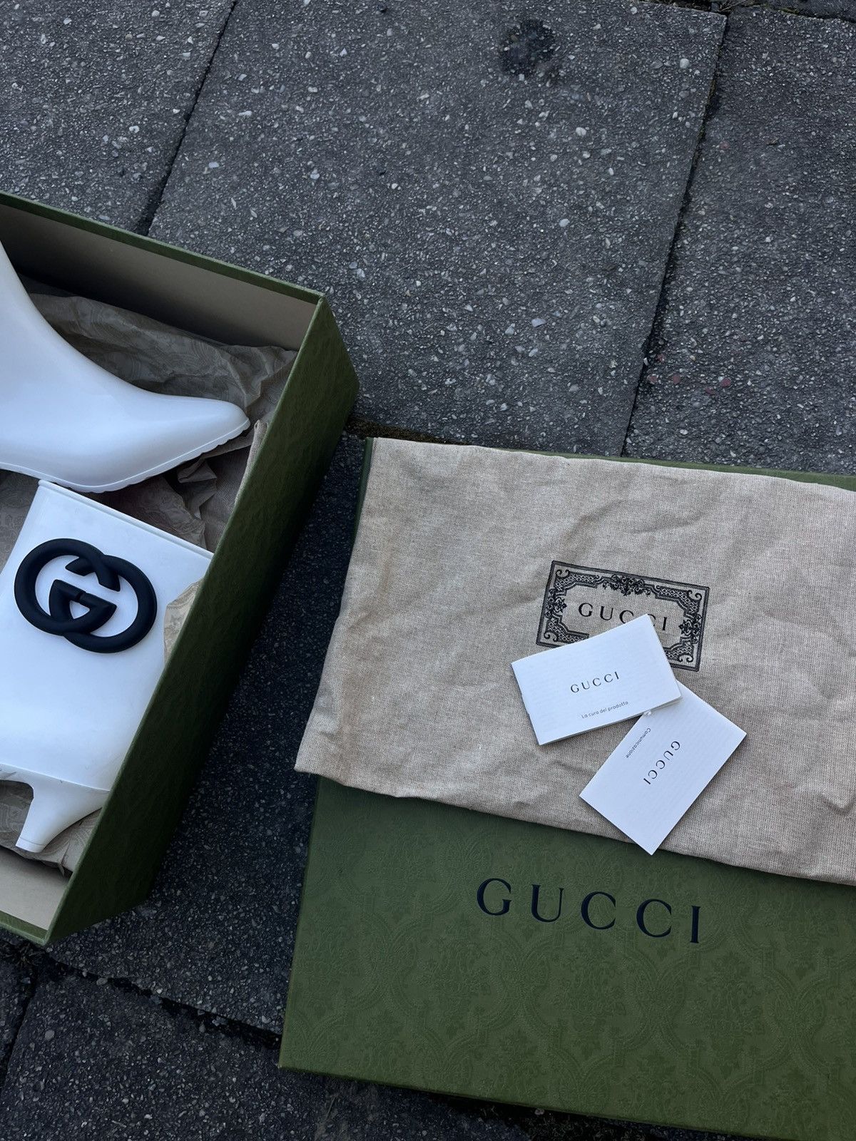 Gucci Gucci Boots Rare Crypto Y2K Opium Rap Swag Size US 5.5 / IT 35.5 - 2 Thumbnail