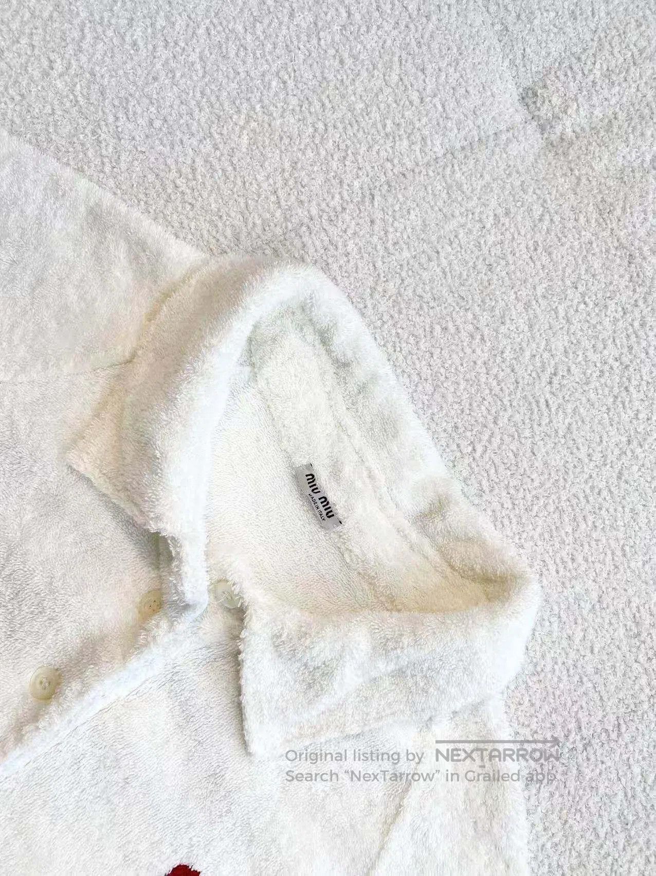 Miu Miu Miu Miu Towel embroidered logo sweatshirt set| Size XS / US 0-2 / IT 36-38 - 4 Thumbnail