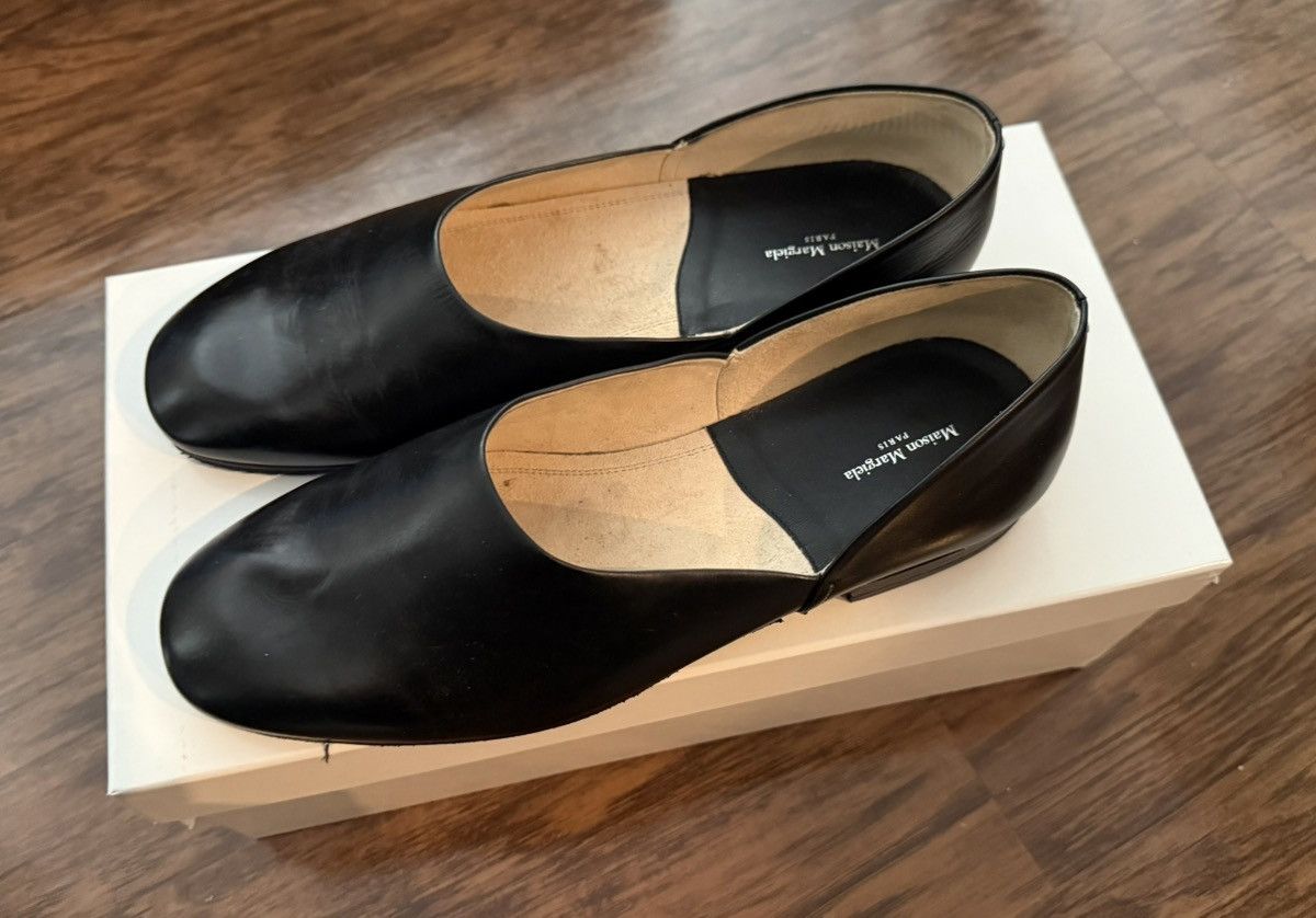 Maison Margiela Black Grecian Slip-on Loafers Size US 10 / EU 43 - 5 Thumbnail