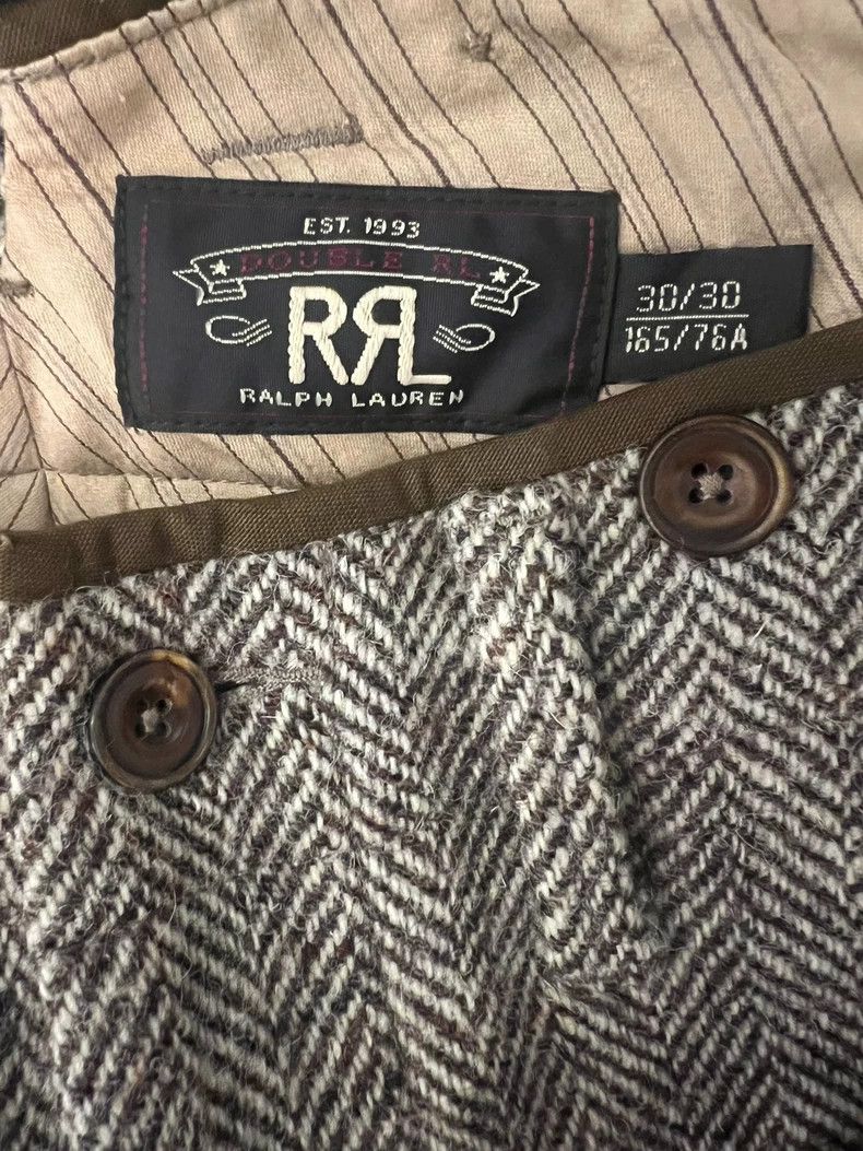 RRL Ralph Lauren RRL Ralph Lauren Old style wool herringbone retro casual p Size US 28 / EU 44 - 3 Thumbnail