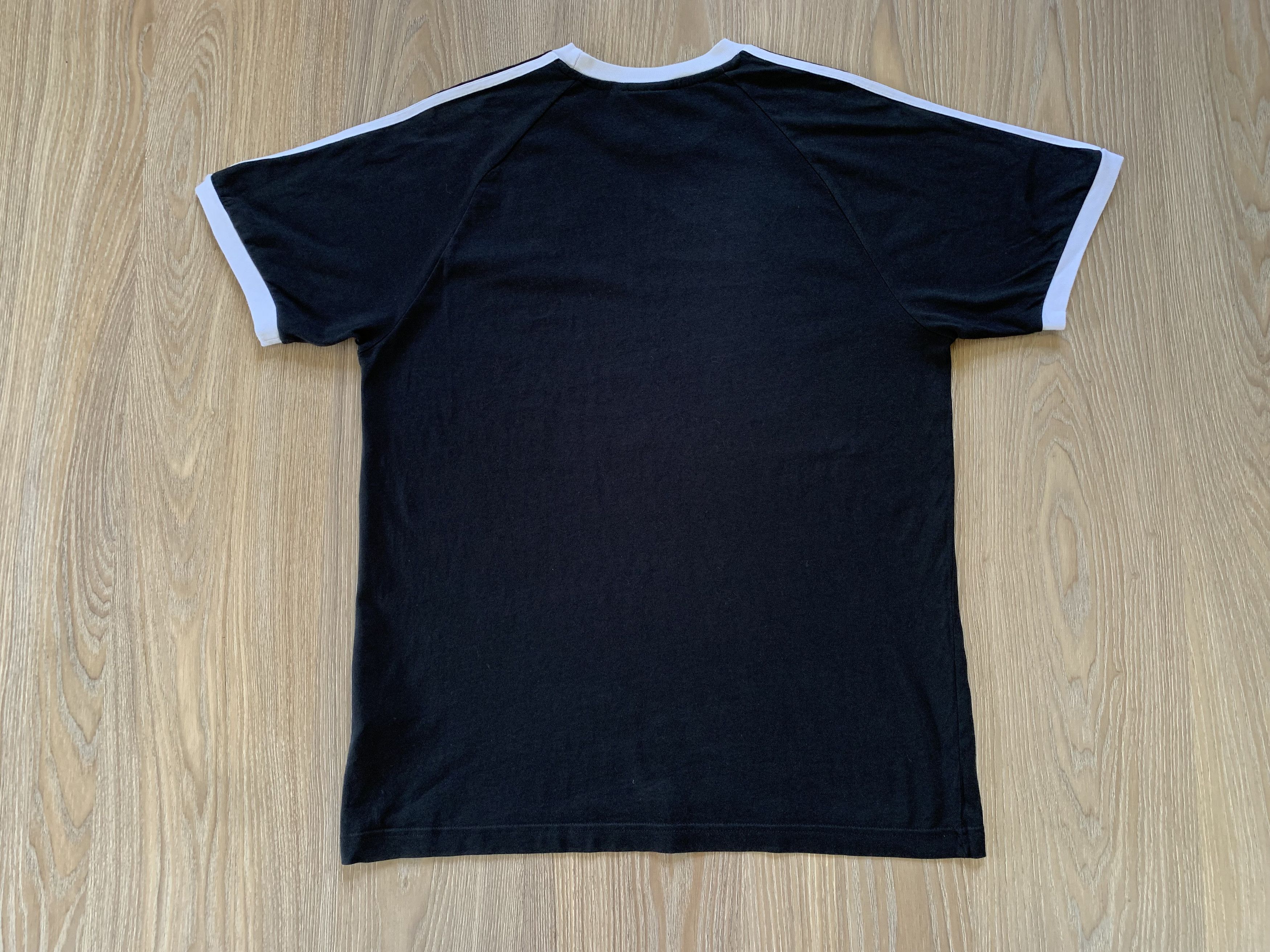 Adidas Adidas Black Cotton T Shirt Size US L / EU 52-54 / 3 - 3 Thumbnail