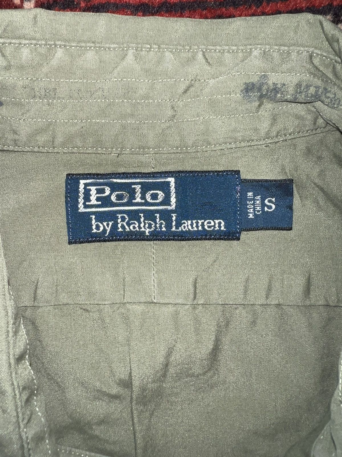 Polo Ralph Lauren × Ralph Lauren × Vintage Vintage 90s Polo Ralph Lauren Military Shirt Size US S / EU 44-46 / 1 - 3 Thumbnail